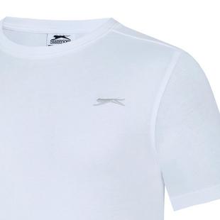 White - Slazenger - Plain T Shirt Mens - 8