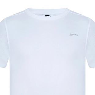 White - Slazenger - Plain T Shirt Mens - 9