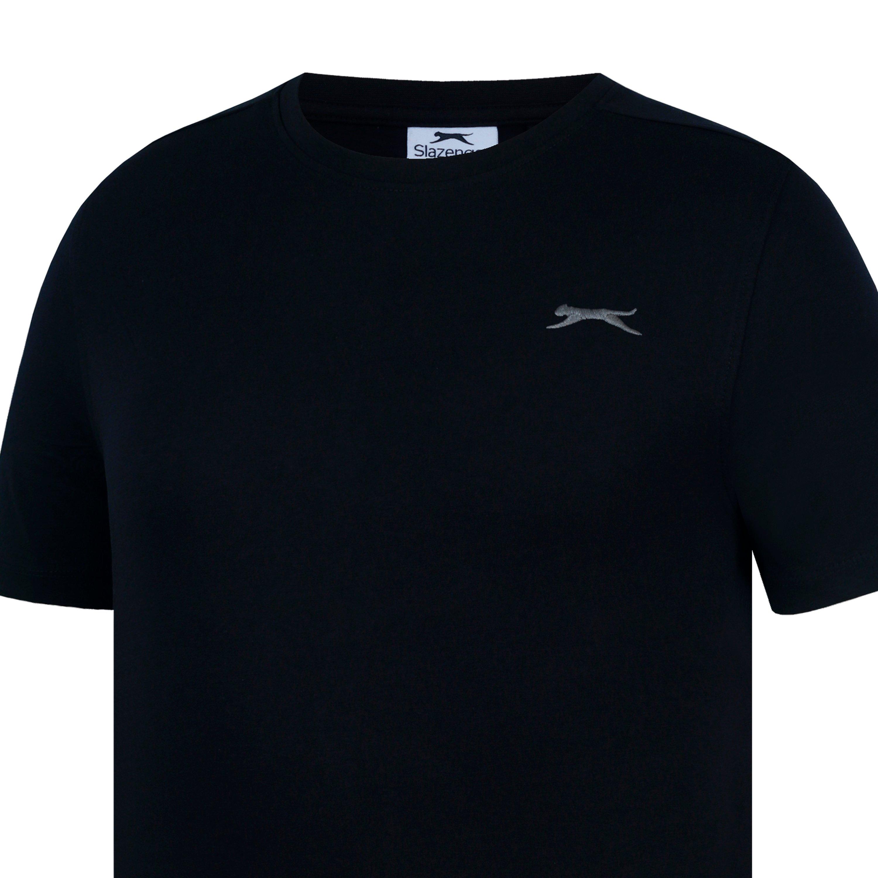 Noir - Slazenger - Plain T-Shirt Mens - 3
