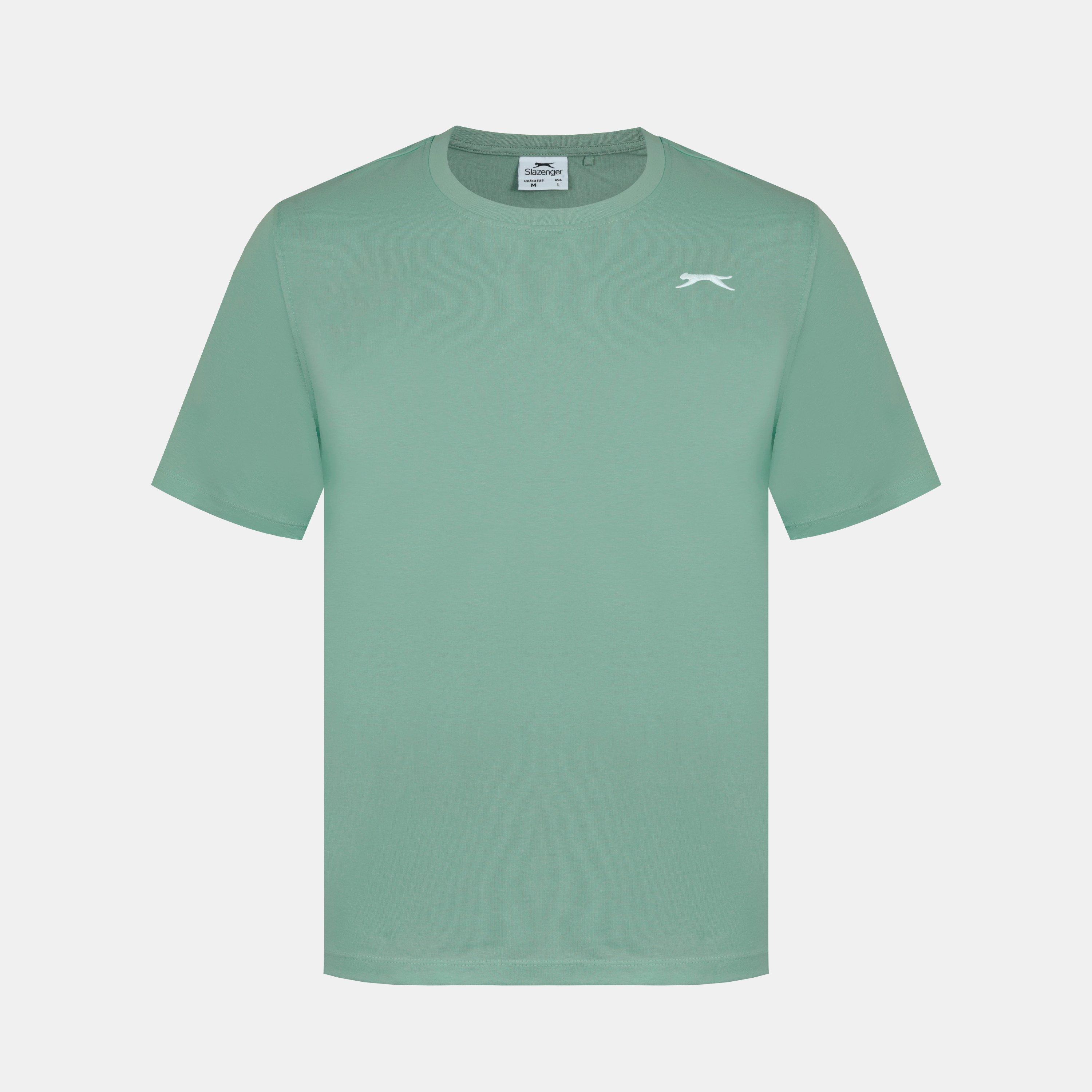 Slazenger Men's Plain T-Shirt - Light Green - L