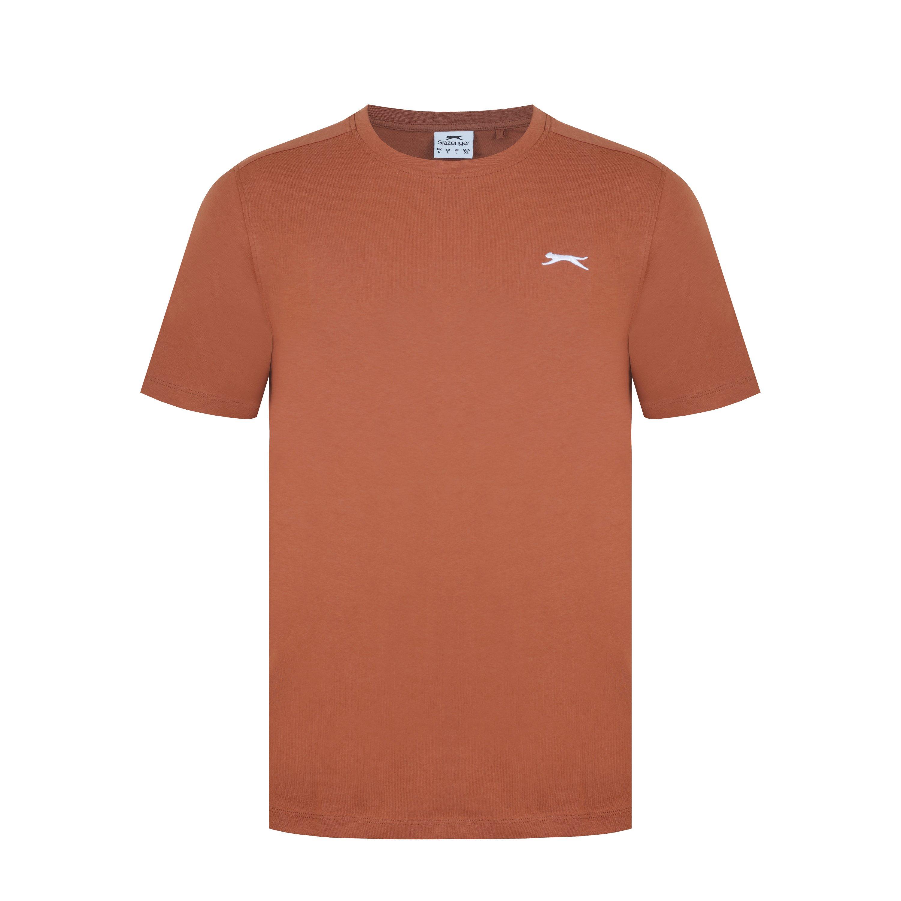 Slazenger Men's Plain T-Shirt - Terracotta - XL
