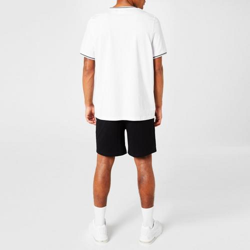 White - Slazenger - Tipped T Shirt Mens - 3