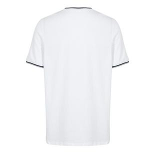 White - Slazenger - Tipped T Shirt Mens - 5