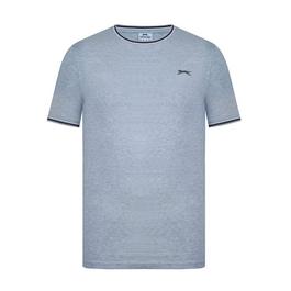 Slazenger Jack & Jones Premium Grå sweatshirt med hög krage och logga på bröstet