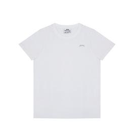 Slazenger Junior Boys Plain Tee shirt