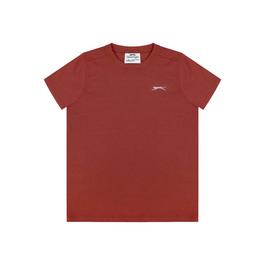 Slazenger Junior Boys Plain Tee shirt