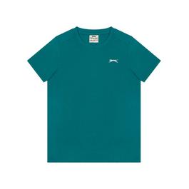 Slazenger Junior Boys Plain Tee shirt
