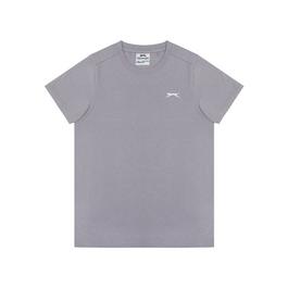 Slazenger Junior Boys Plain Tee shirt