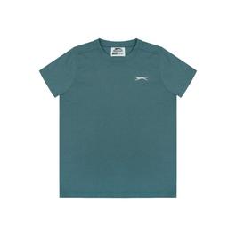 Slazenger Junior Boys Plain Tee shirt