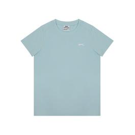 Slazenger Junior Boys Plain Tee shirt