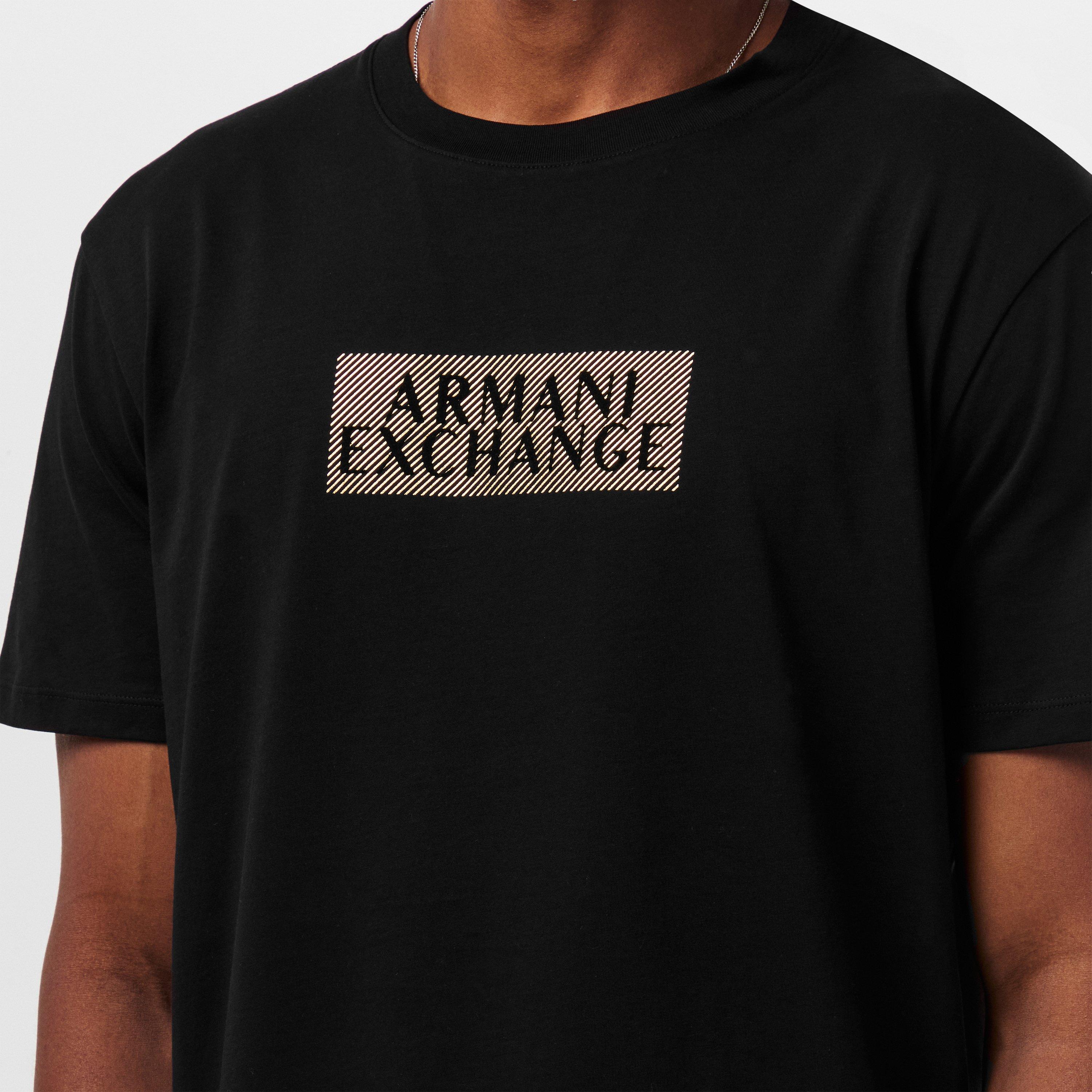 Blk/Gold MC237 - Armani Exchange - Men's Regular Fit T-Shirt - 5
