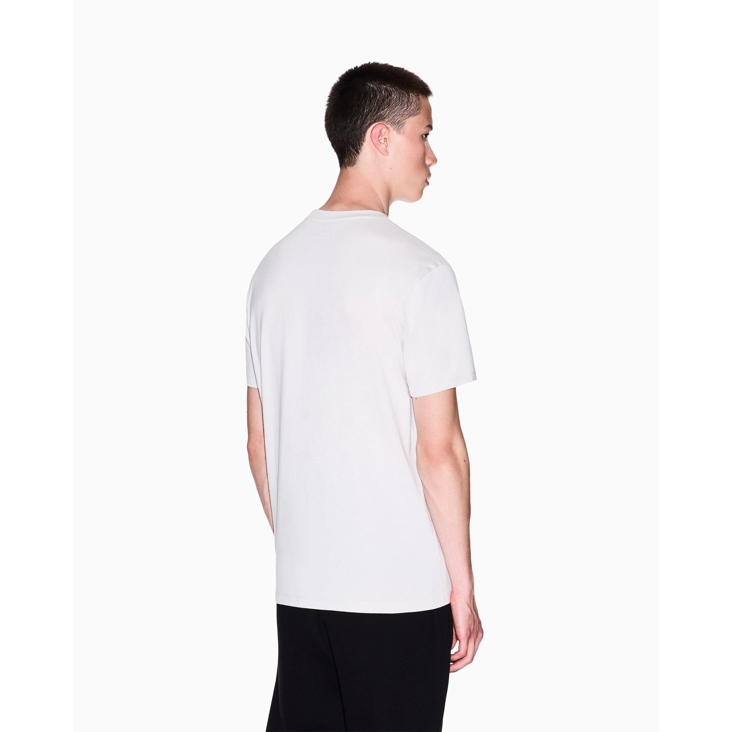 White - Armani Exchange - Men's Regular Fit T-Shirt - 2