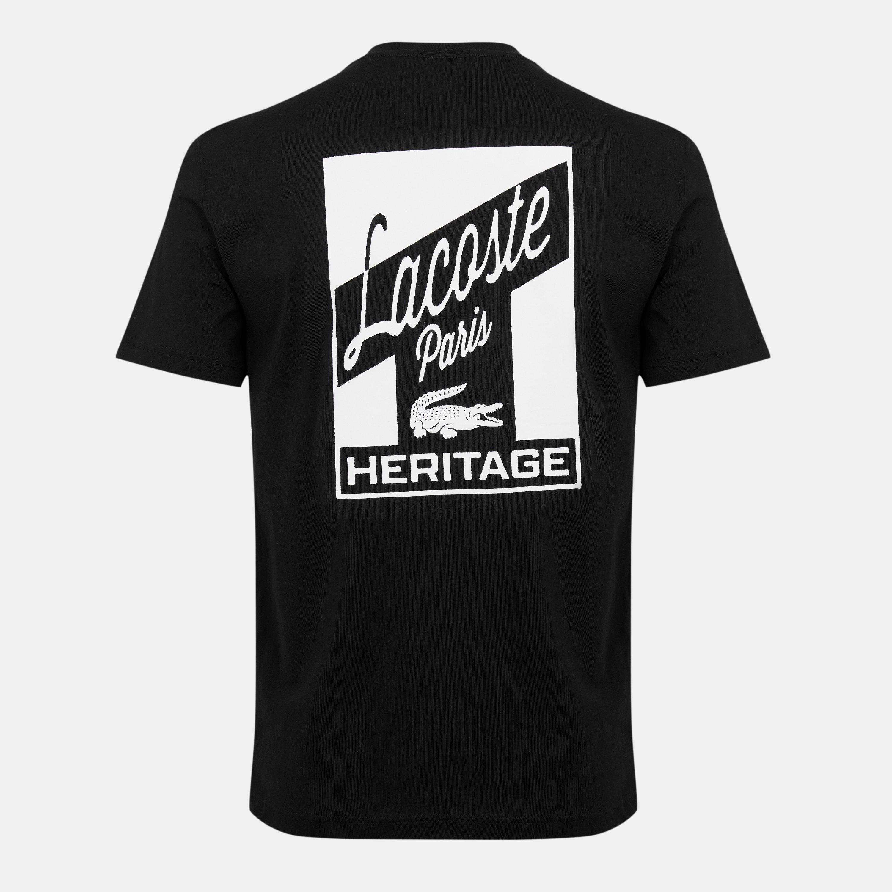 Black 031 - Lacoste - Men's Graphic Regular Fit T-Shirt - 2