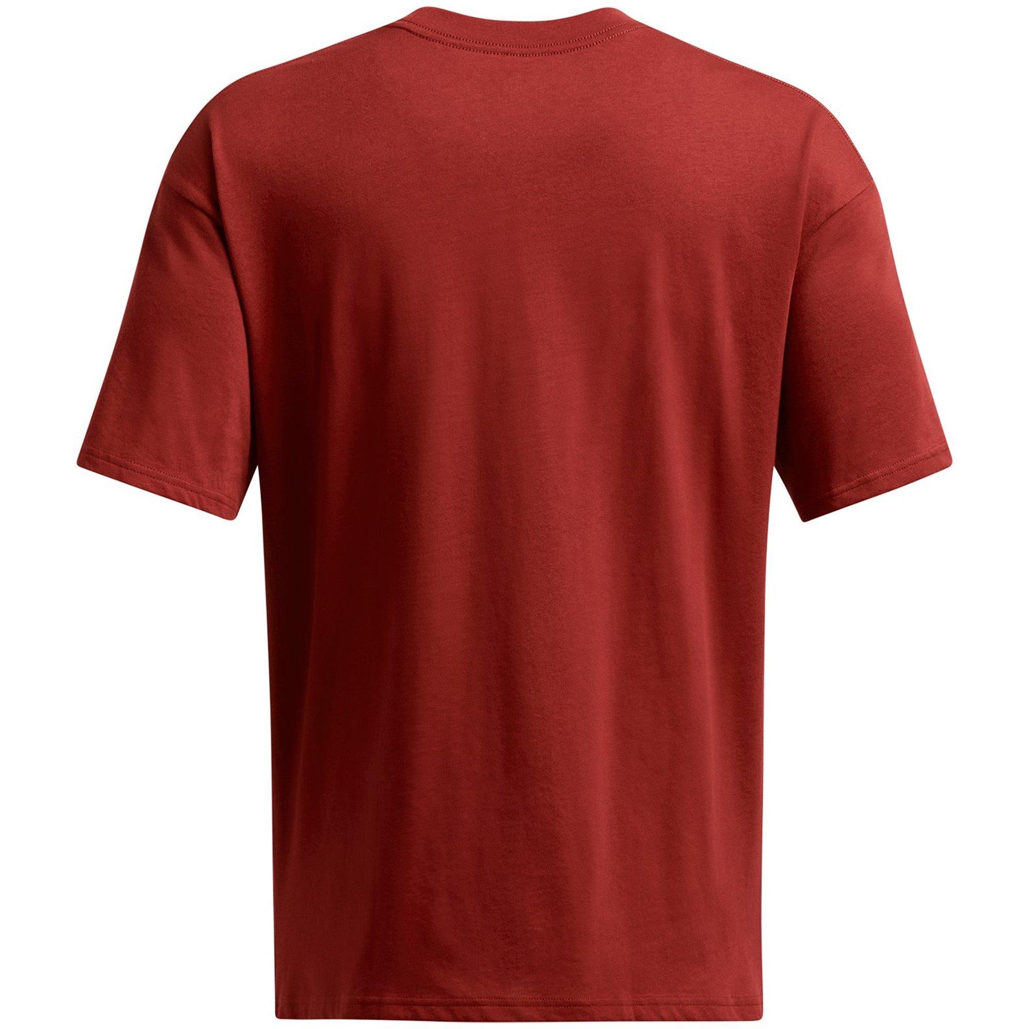 Orange - Under Armour - Men's Box Logo Regular Fit T-Shirt - 2