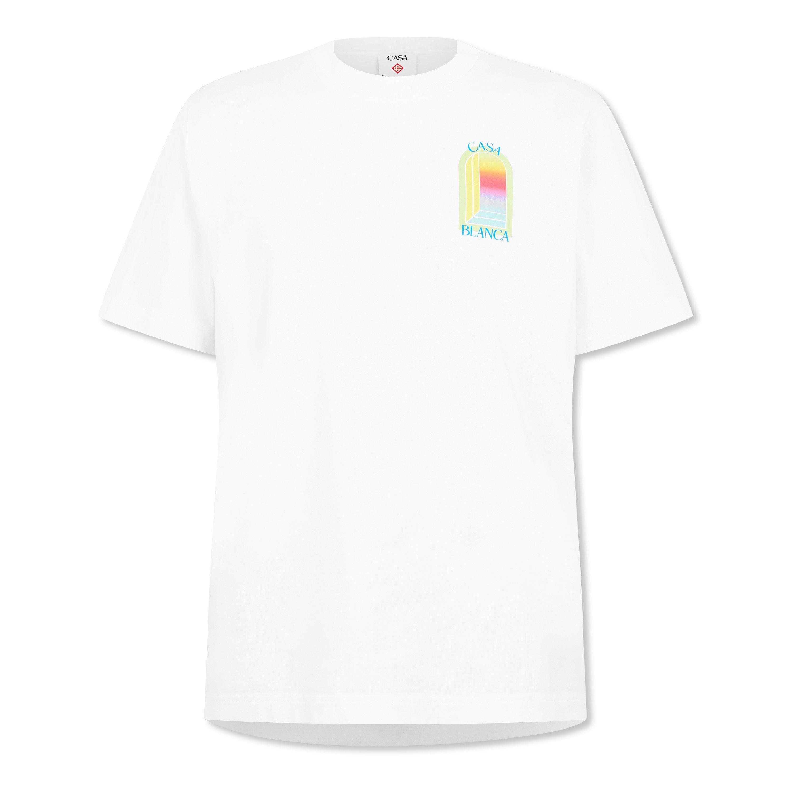 Casablanca Men's Larche Class T-Shirt - White - Large