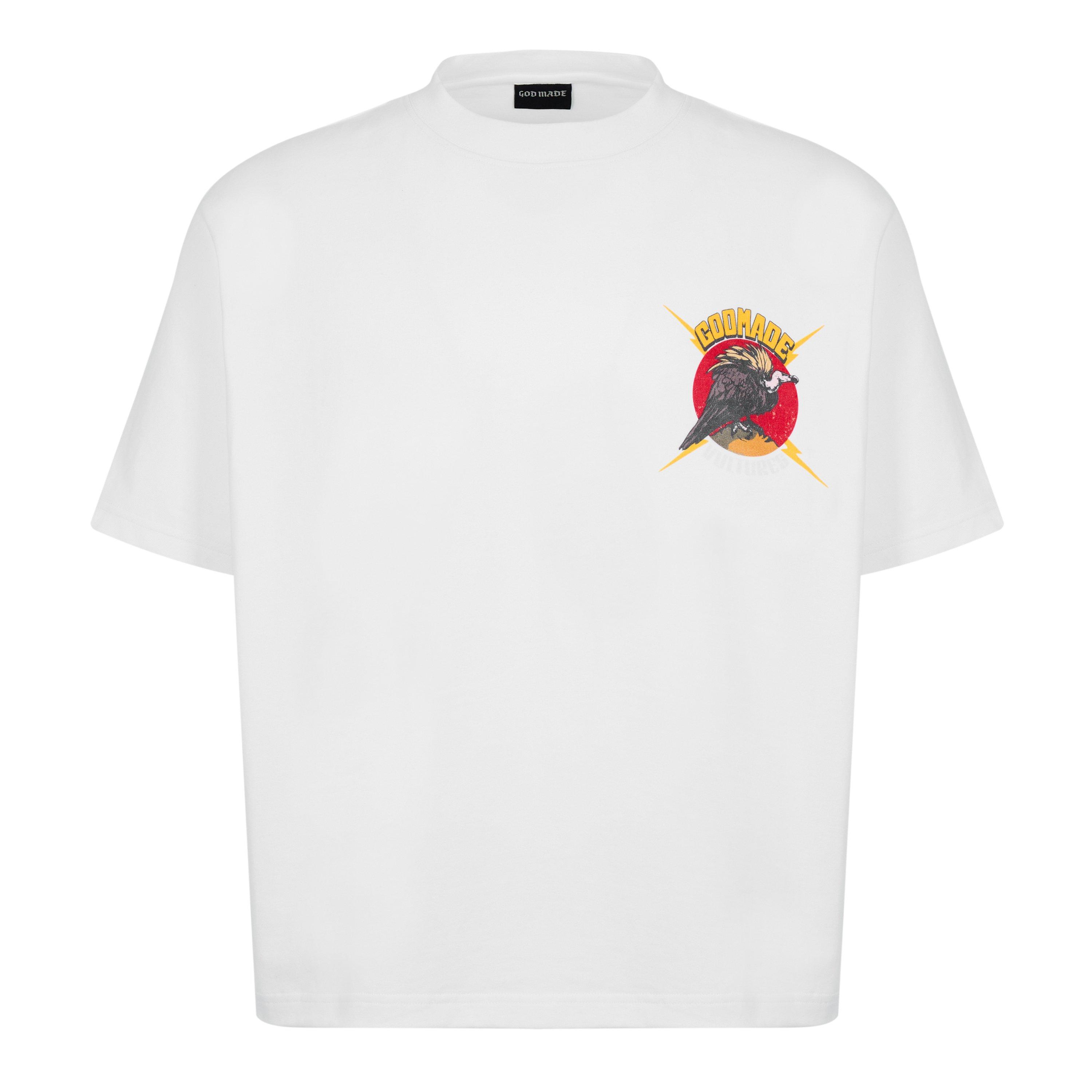 White - God Made - Men's Vultures Regular Fit T-Shirt - 2