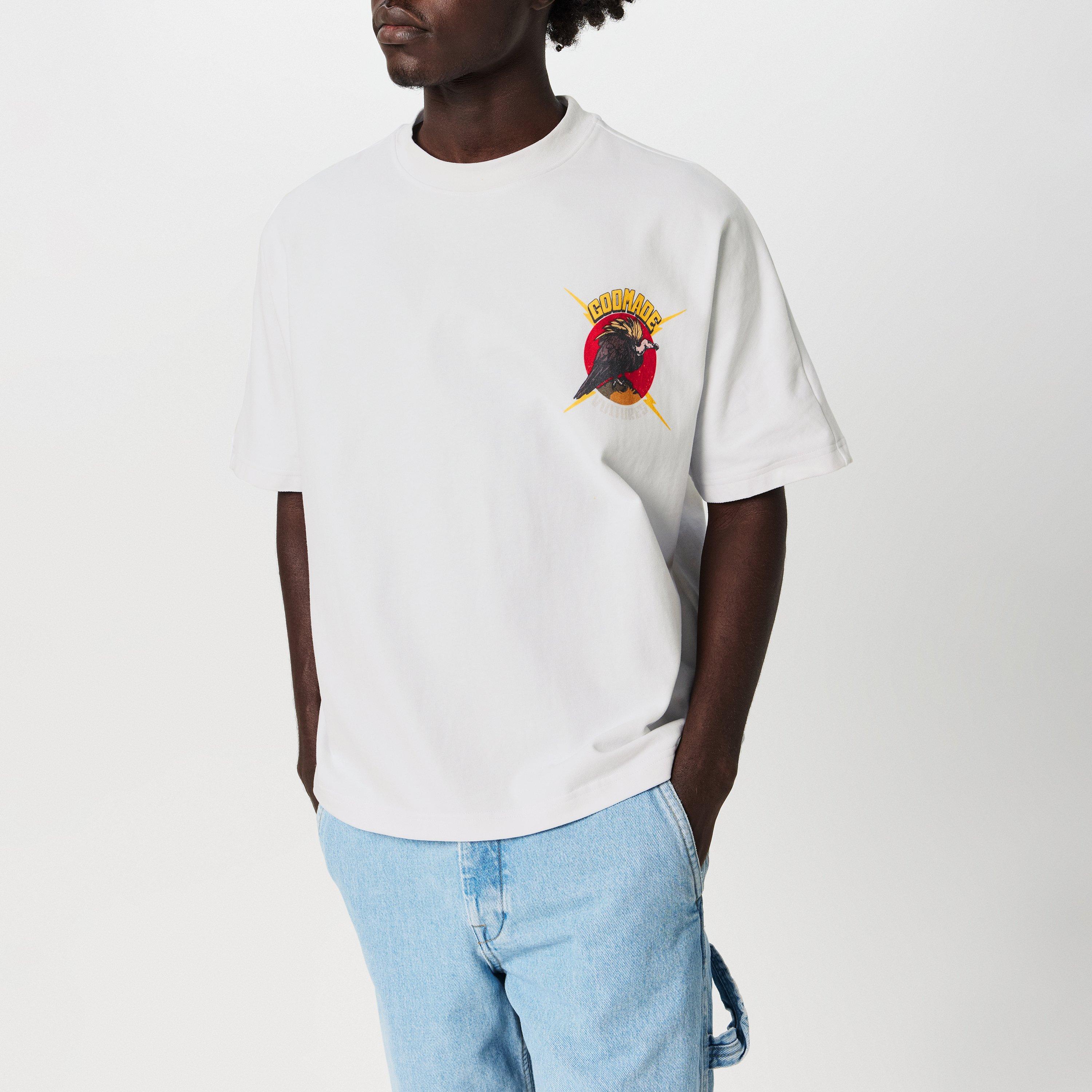 White - God Made - Men's Vultures Regular Fit T-Shirt - 3