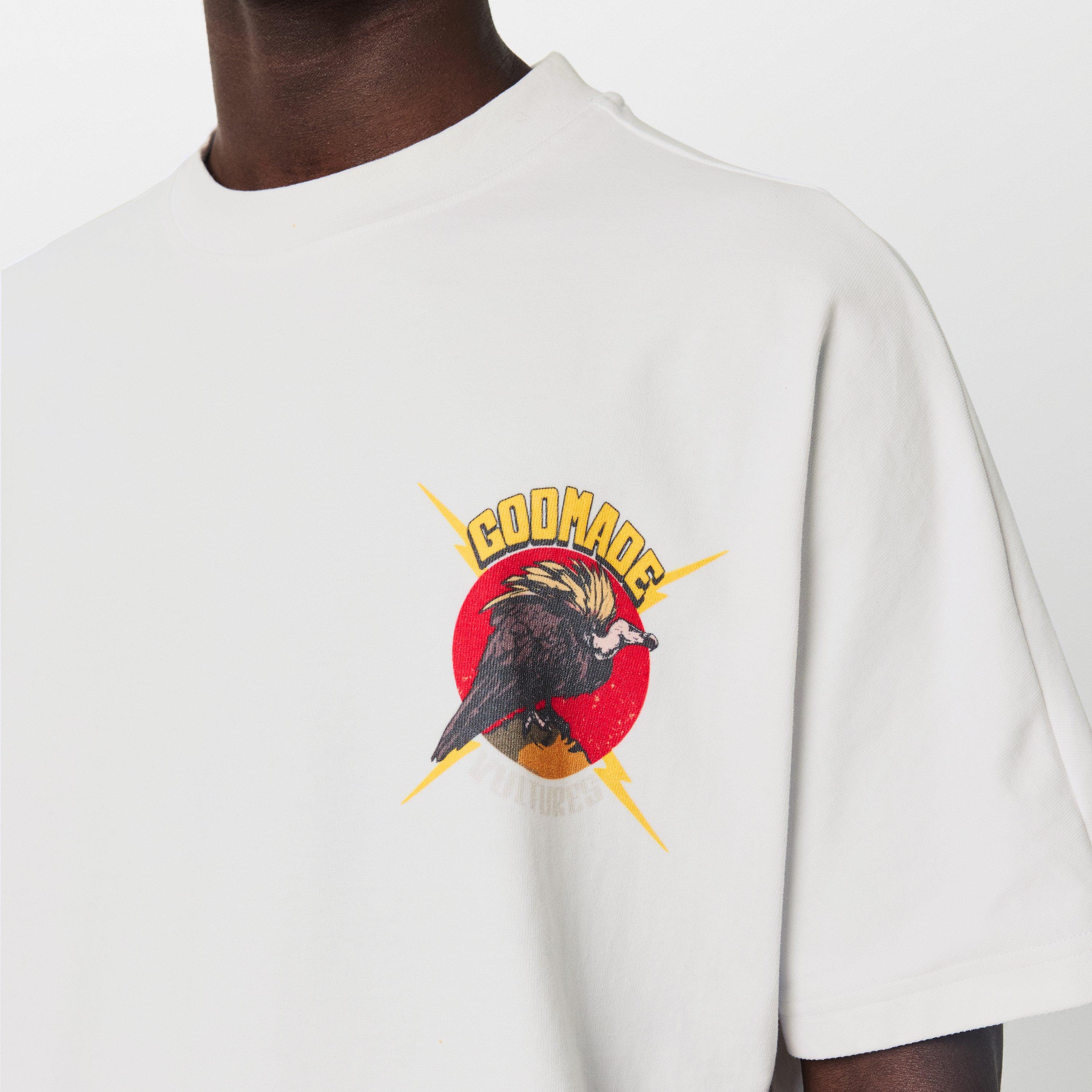 White - God Made - Men's Vultures Regular Fit T-Shirt - 5