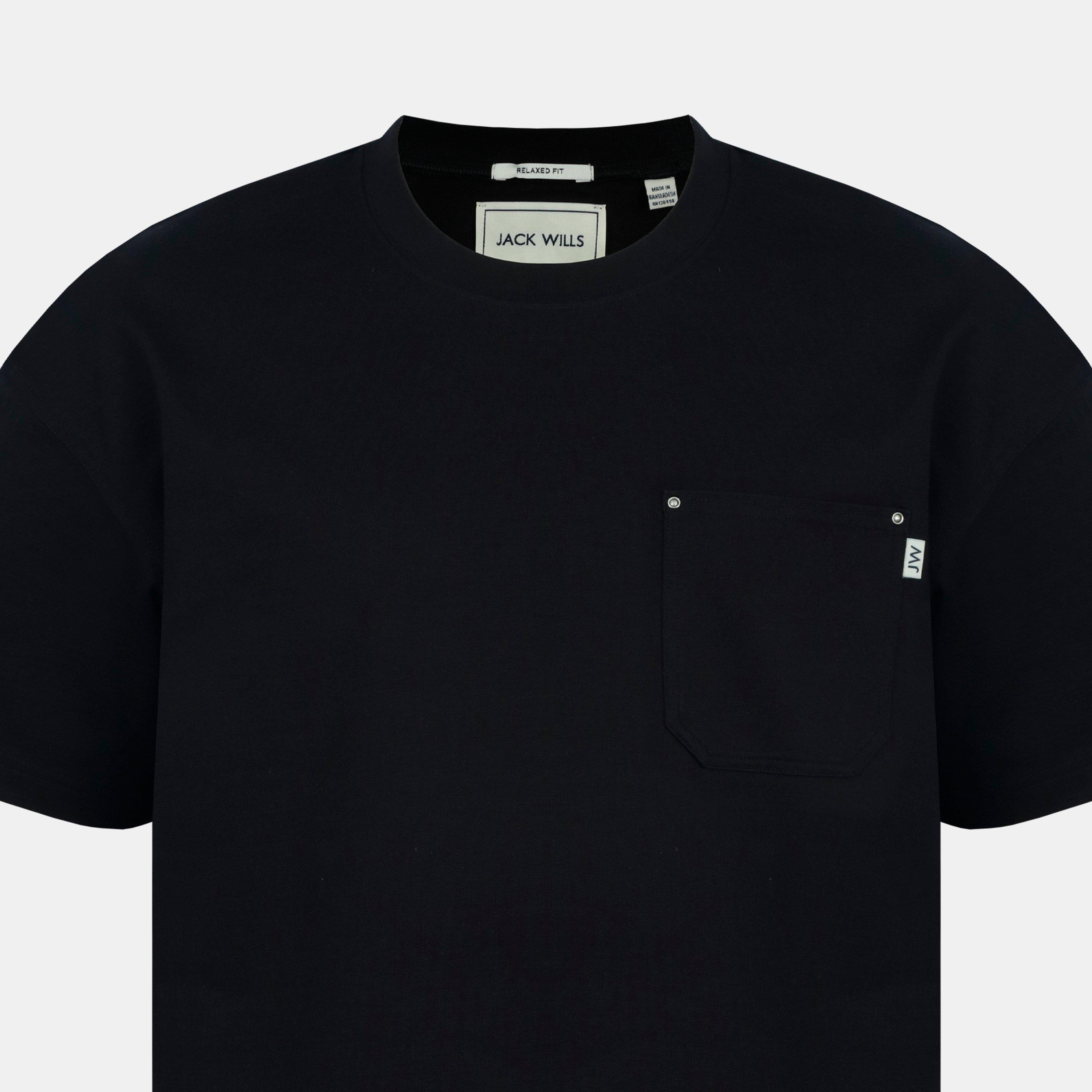 Schwarz - Jack Wills - Men's Oversized T-Shirt - 4