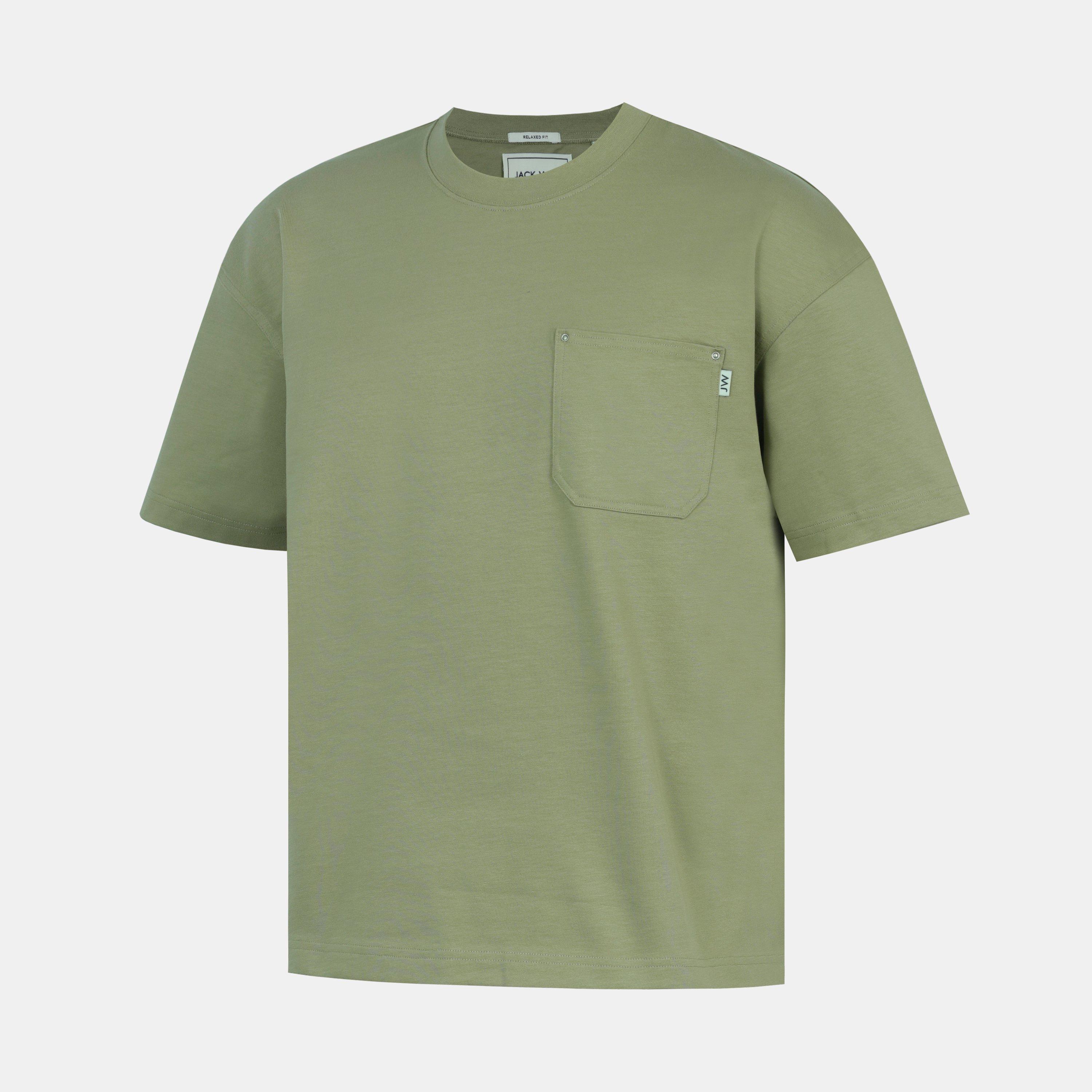 Khaki - Jack Wills - Men's Oversized T-Shirt - 2