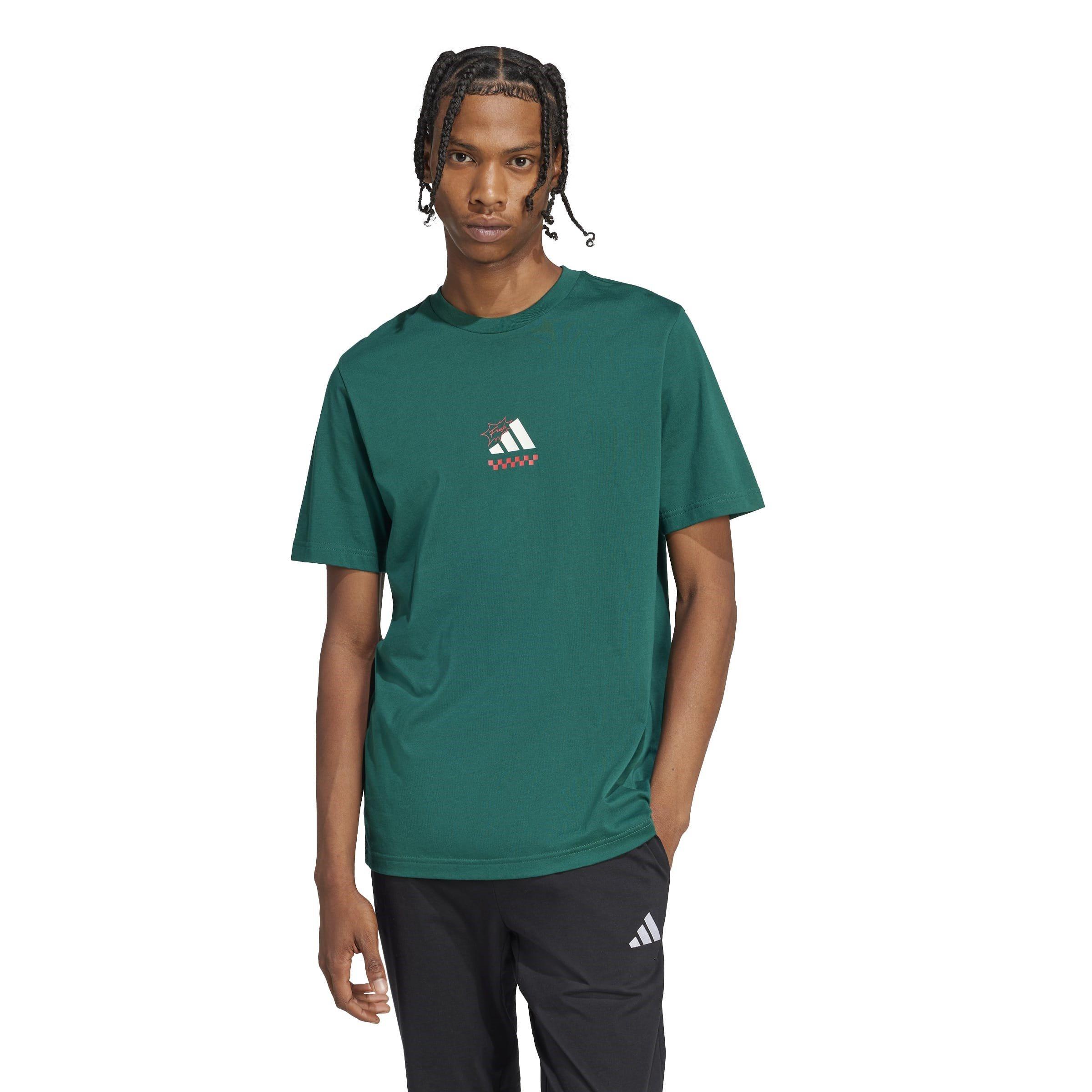CGREEN - adidas - Pizza Regular Fit T-Shirt - 4
