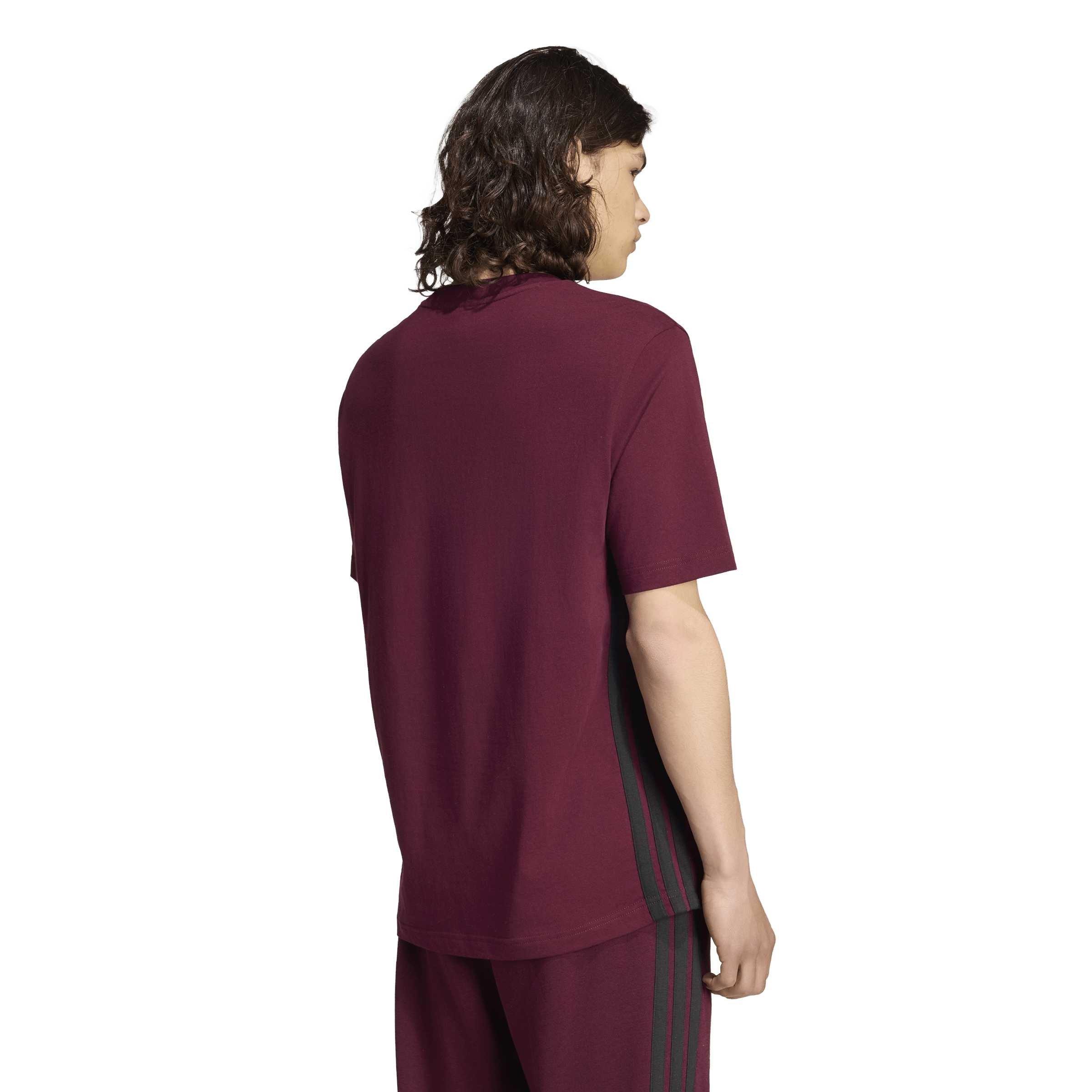 Maroon/Black - adidas - Men's T-Shirt - 3