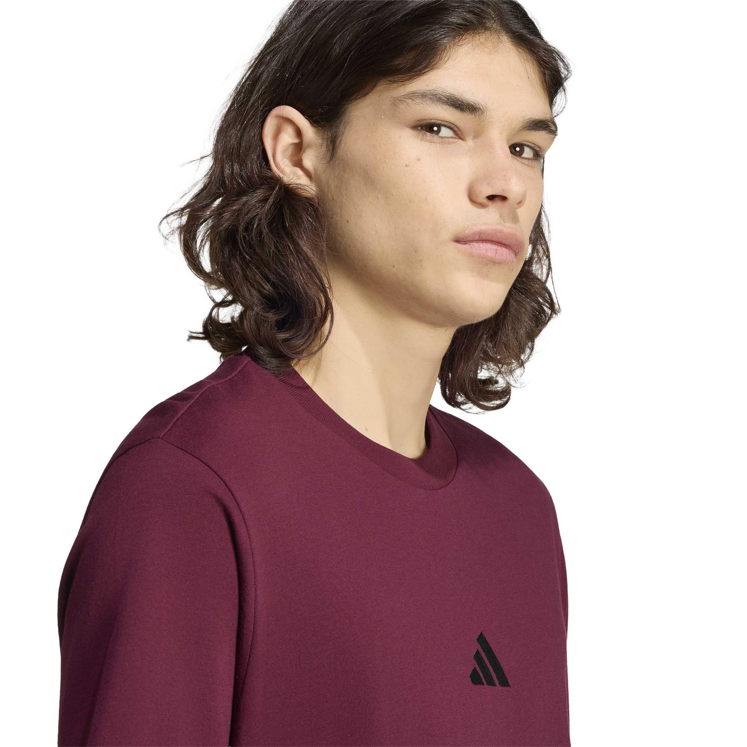 Maroon/Black - adidas - Men's T-Shirt - 4