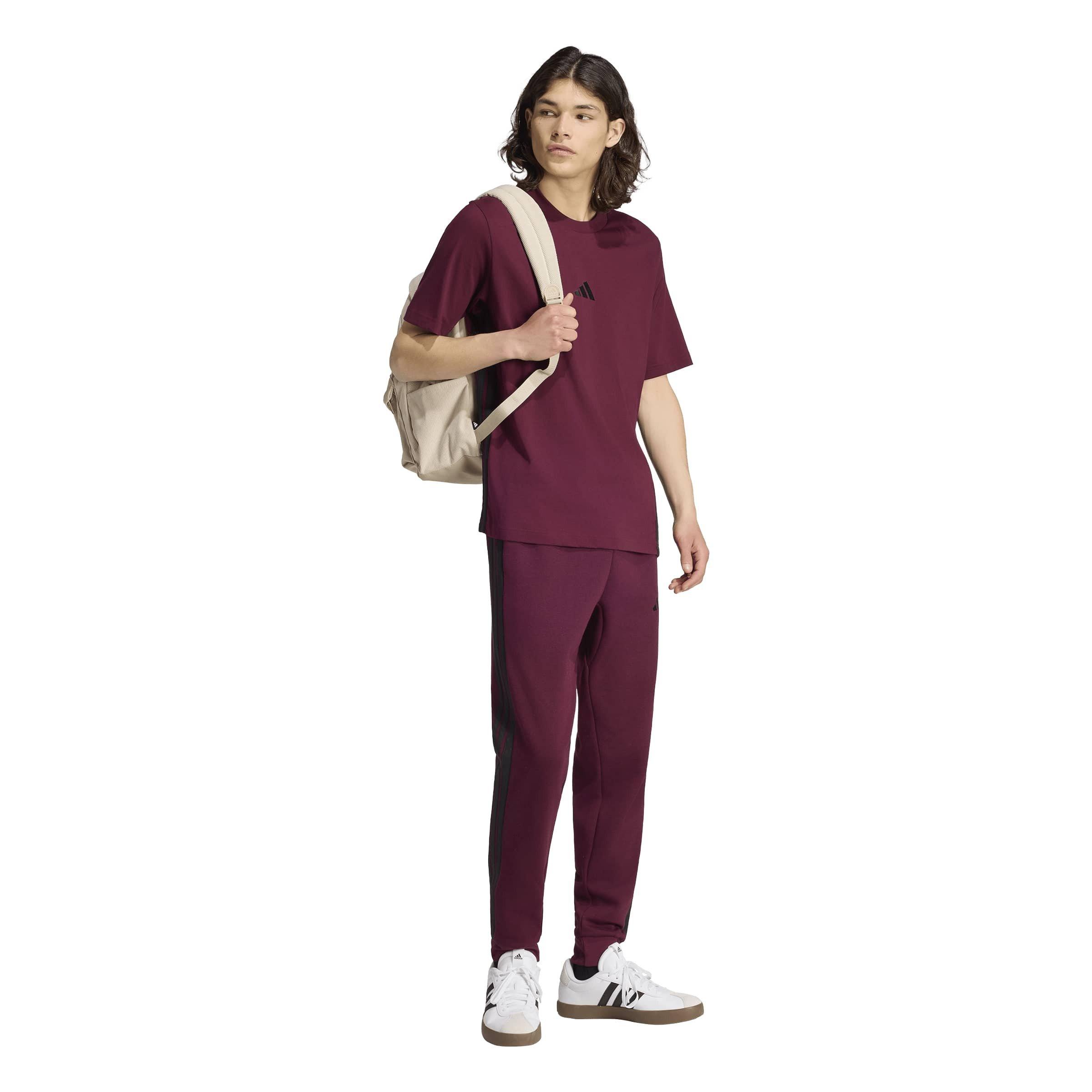 Maroon/Black - adidas - Men's T-Shirt - 6