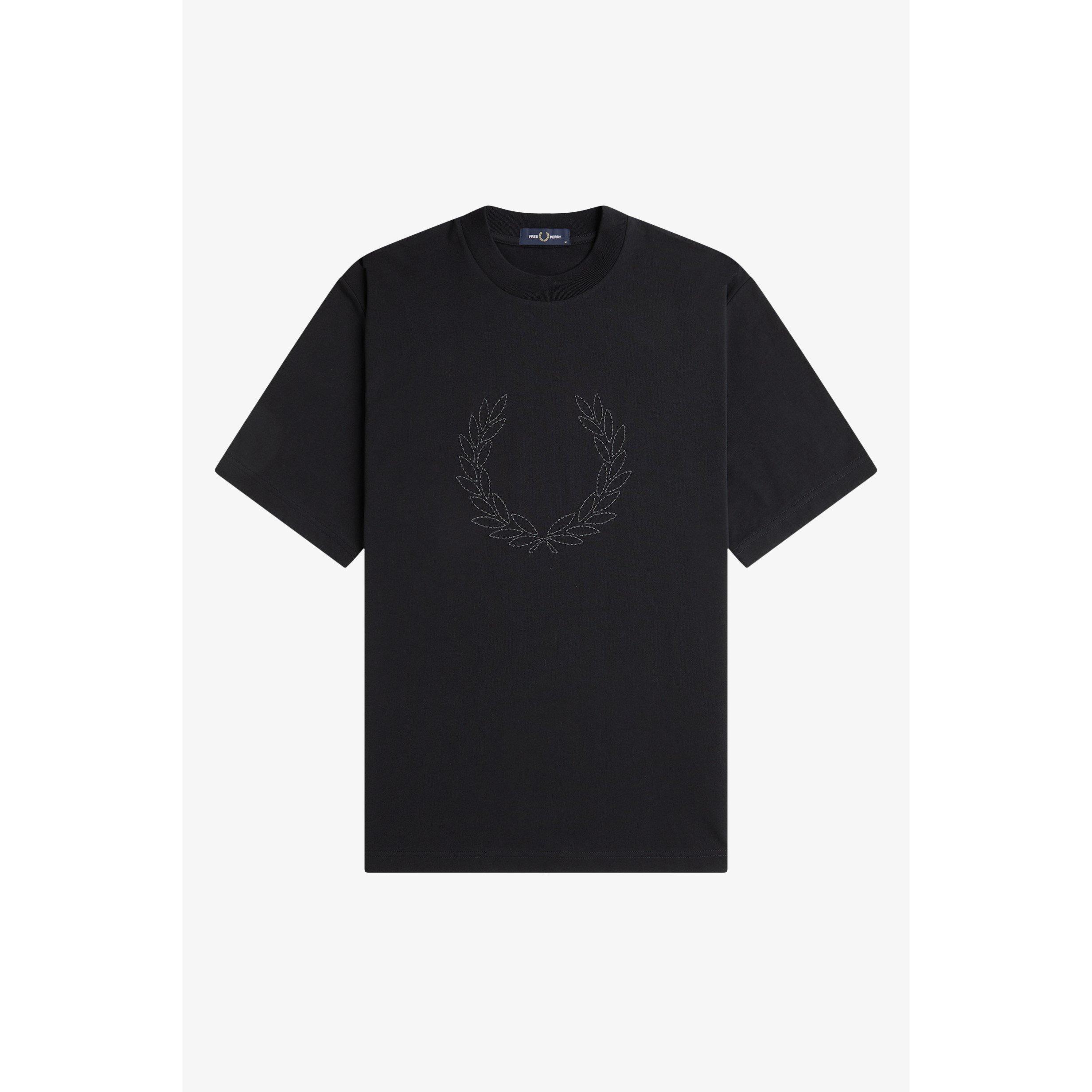 Black 102 - Fred Perry - Fred Reflc Wreath T Sn64 - 1