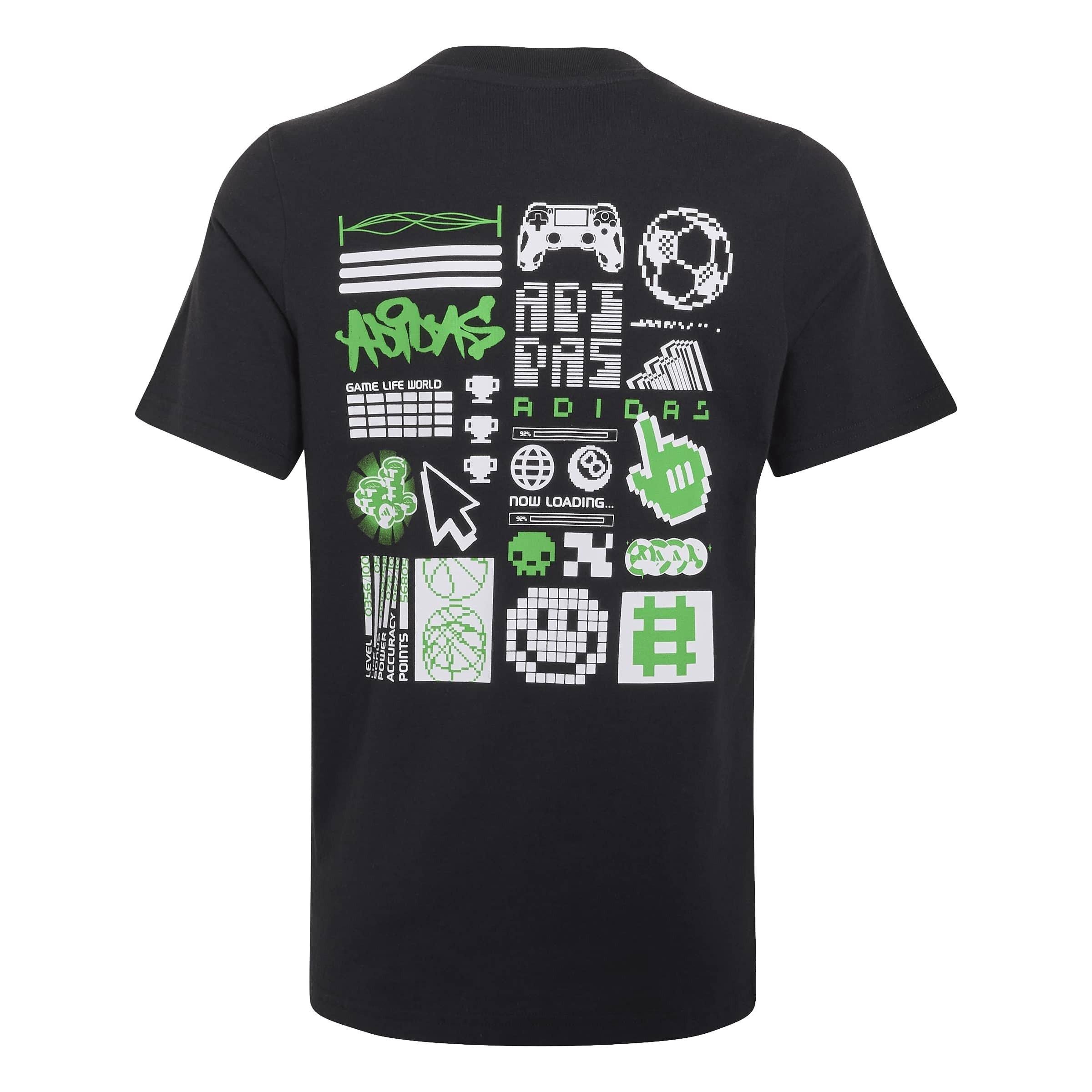 Black - adidas - Adidas Game T 2 Tee Jn64 - 2