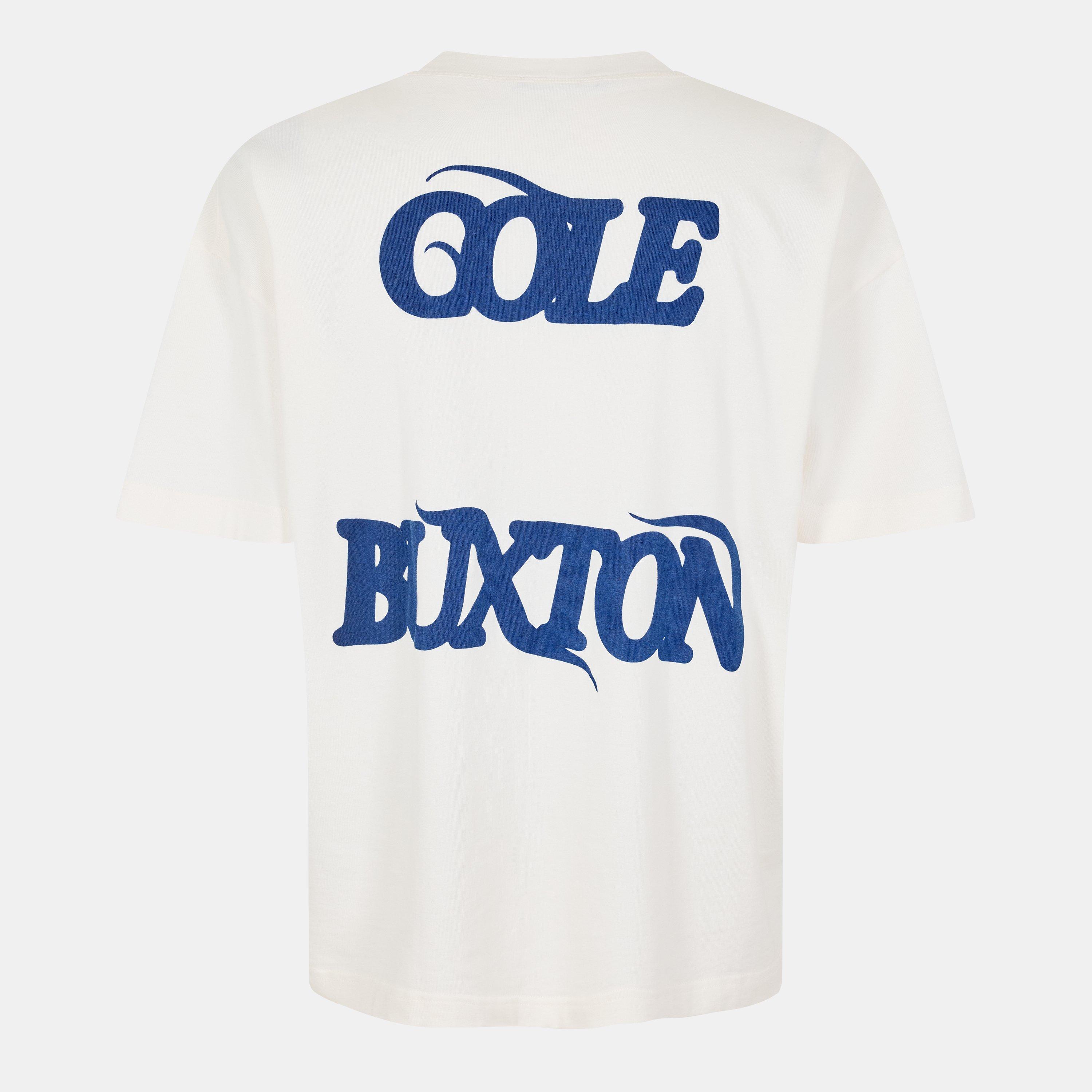 Vint White/Blue - Cole Buxton - Men's Balearic Oversized T-Shirt - 2