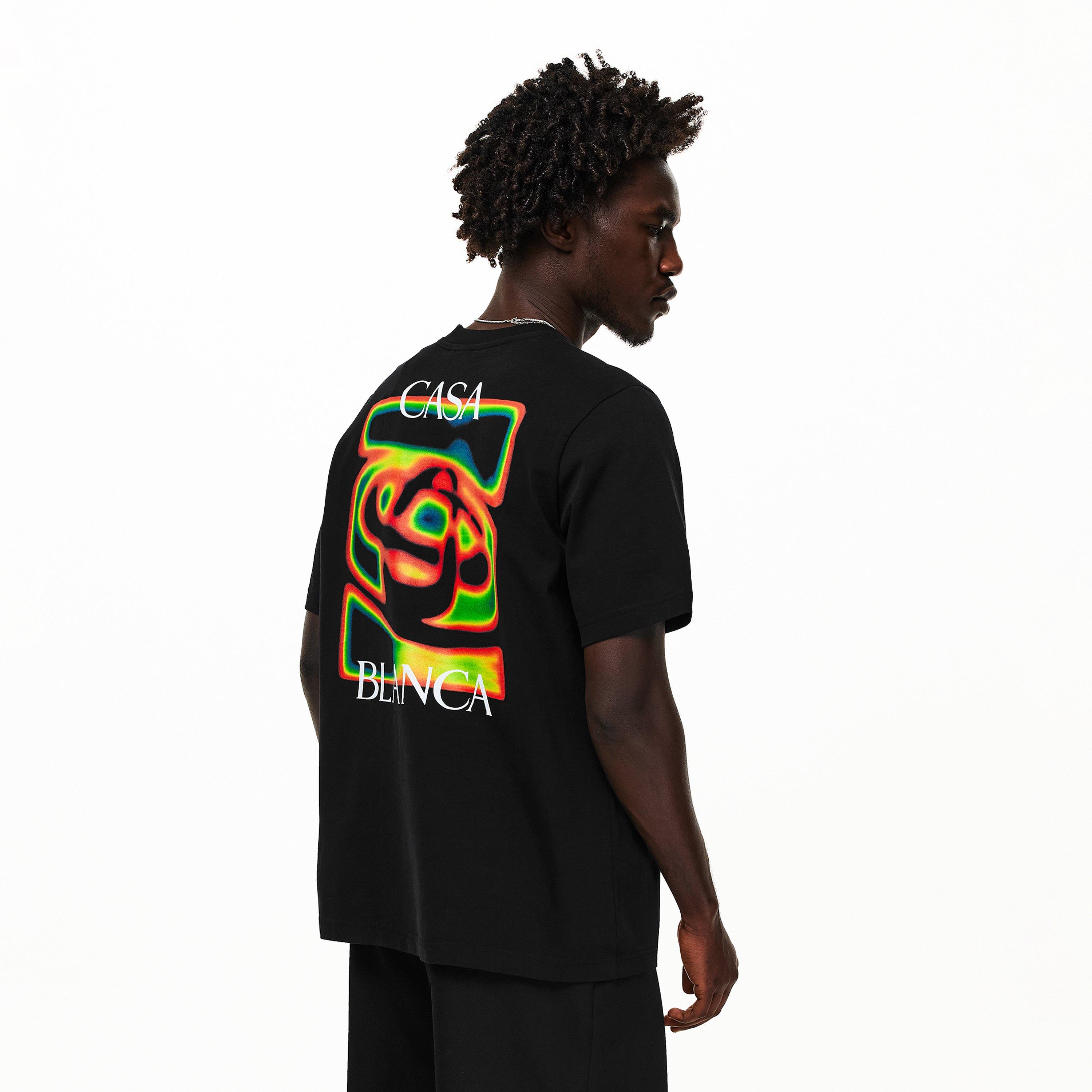Black - Casablanca - Men's Heat Map T-Shirt - 4