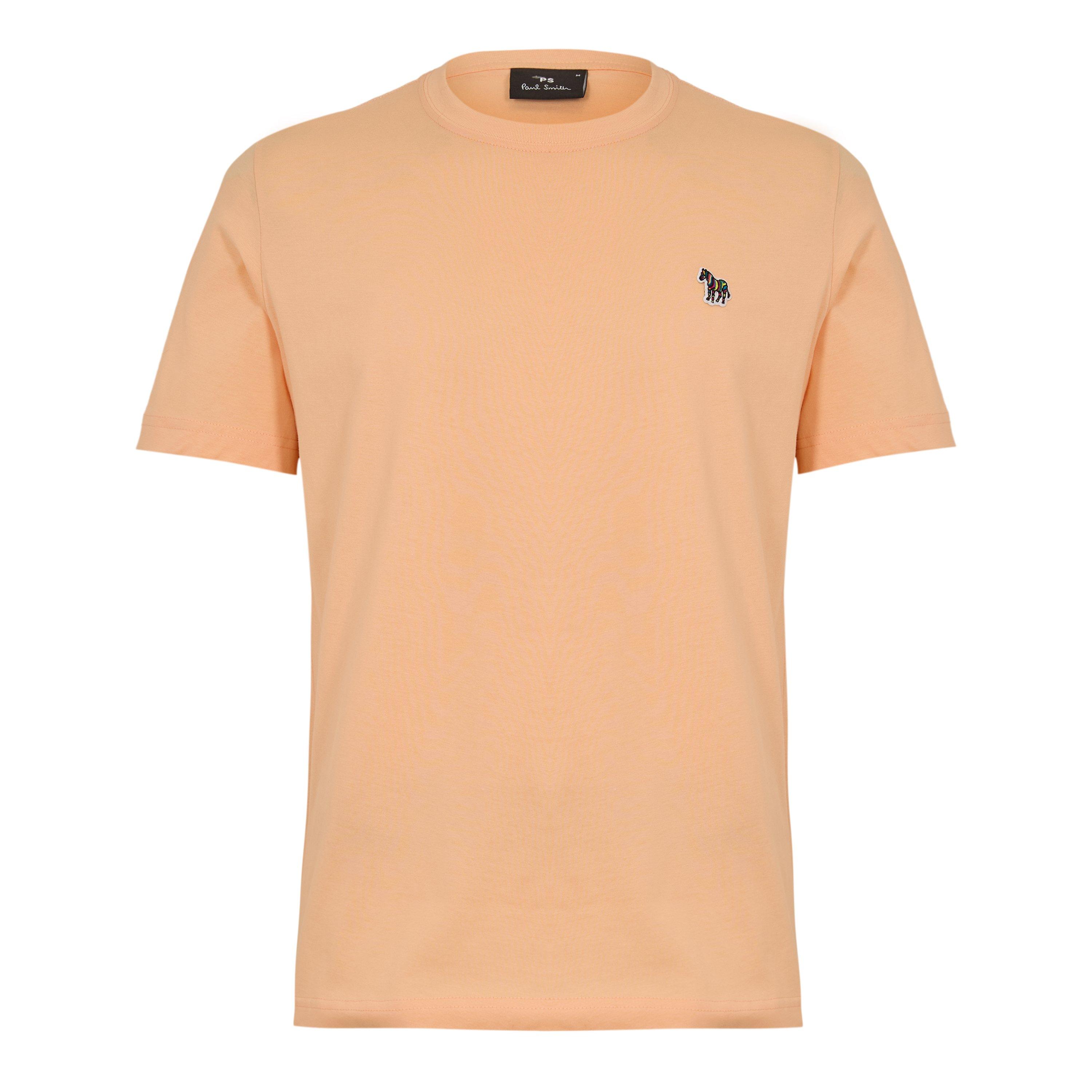Ps Paul Smith Men's Regular Fit Zebra Crew-Neck T-Shirt - Orange 15D - S