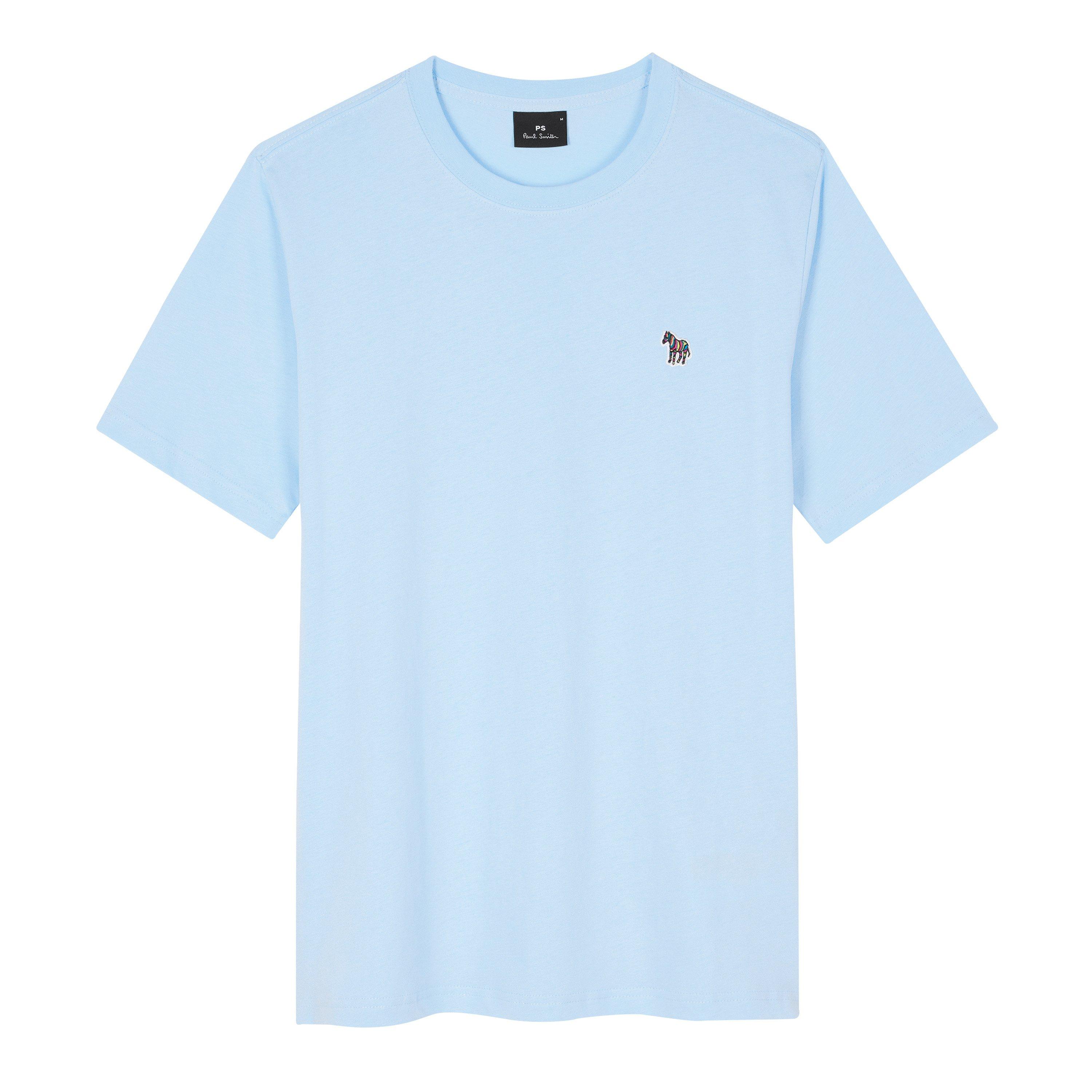 Men's Regular Fit Zebra Crew-neck T-Shirt