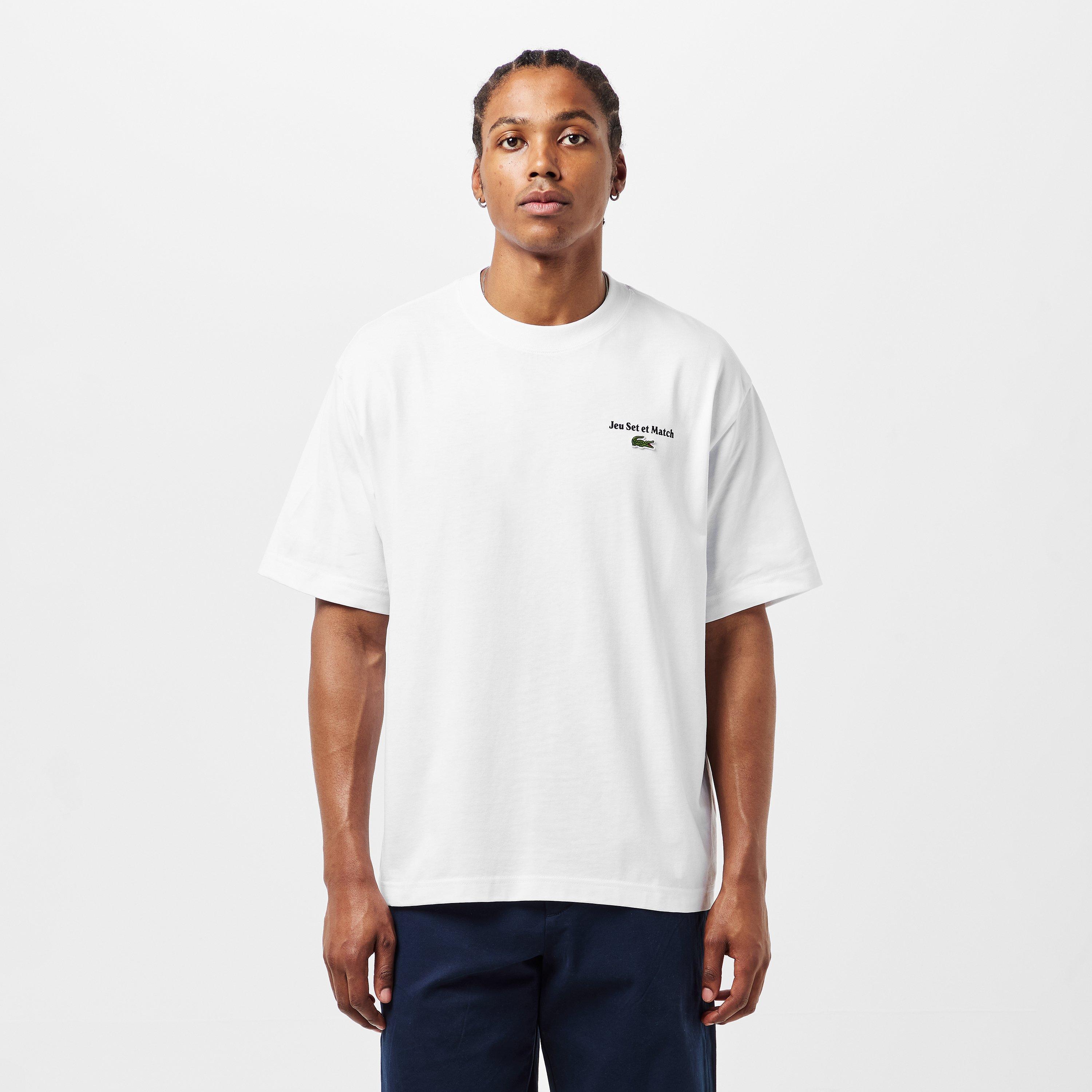 White 001 - Lacoste - Men's Regular Fit T-Shirt - 3