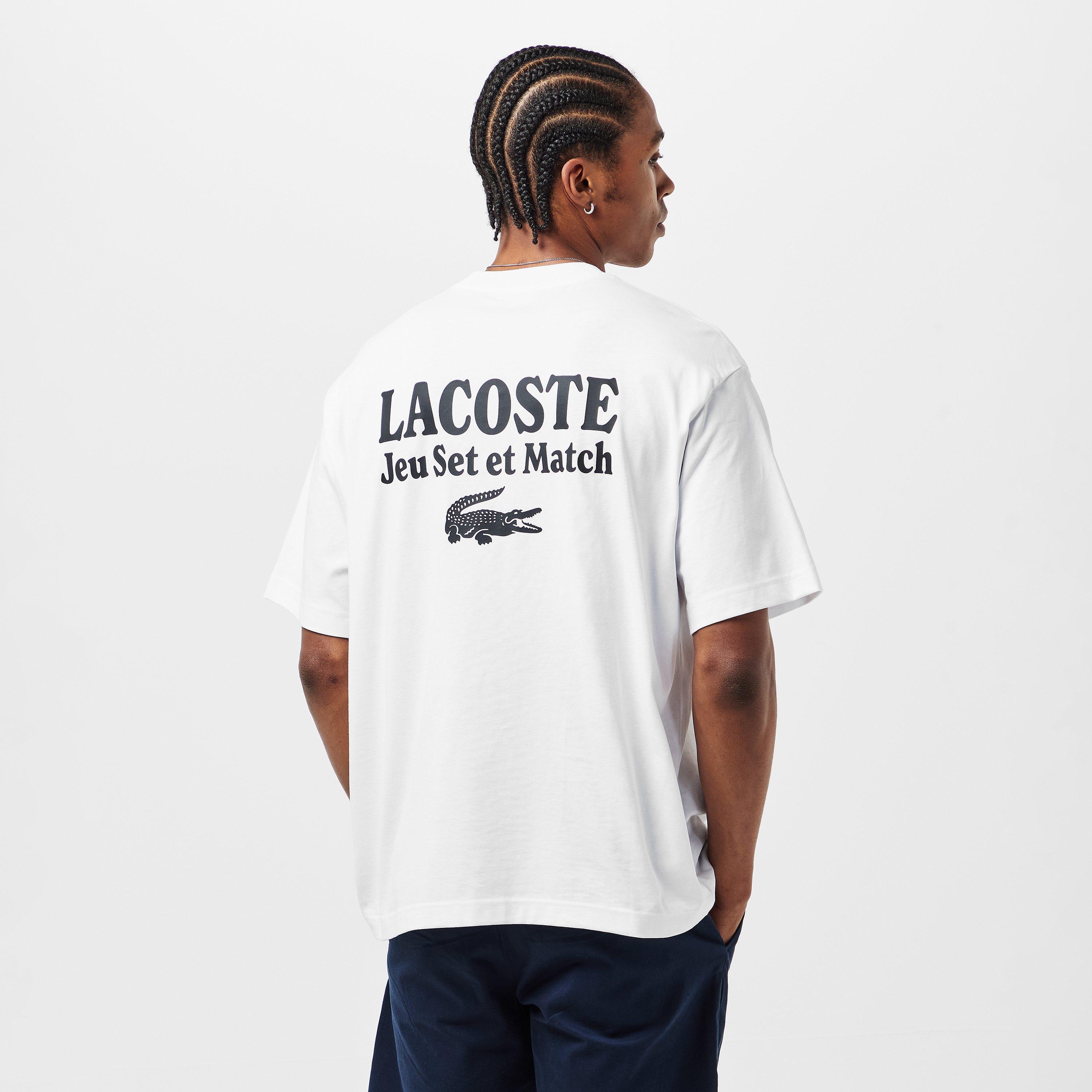 White 001 - Lacoste - Men's Regular Fit T-Shirt - 4