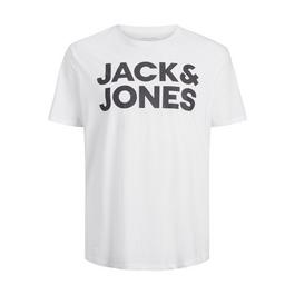 Jack and Jones Short Sleeve Logo T Shirt Mens Plus Size