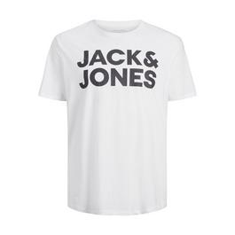 Jack and Jones Short Sleeve Logo T-Shirt Mens Plus Size