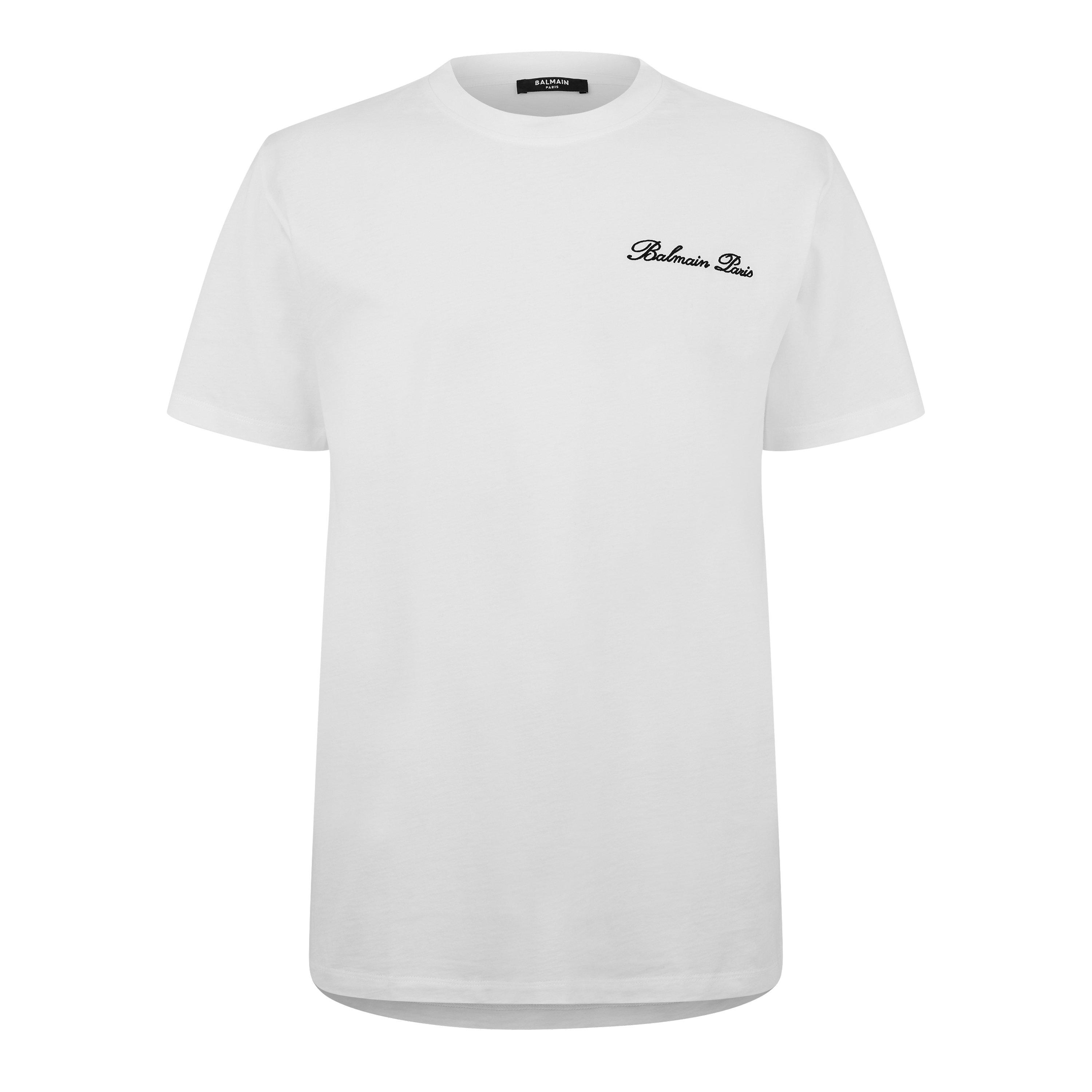 Balmain | Embroidered Logo T-Shirt | Regular Fit T-Shirts | Cruise