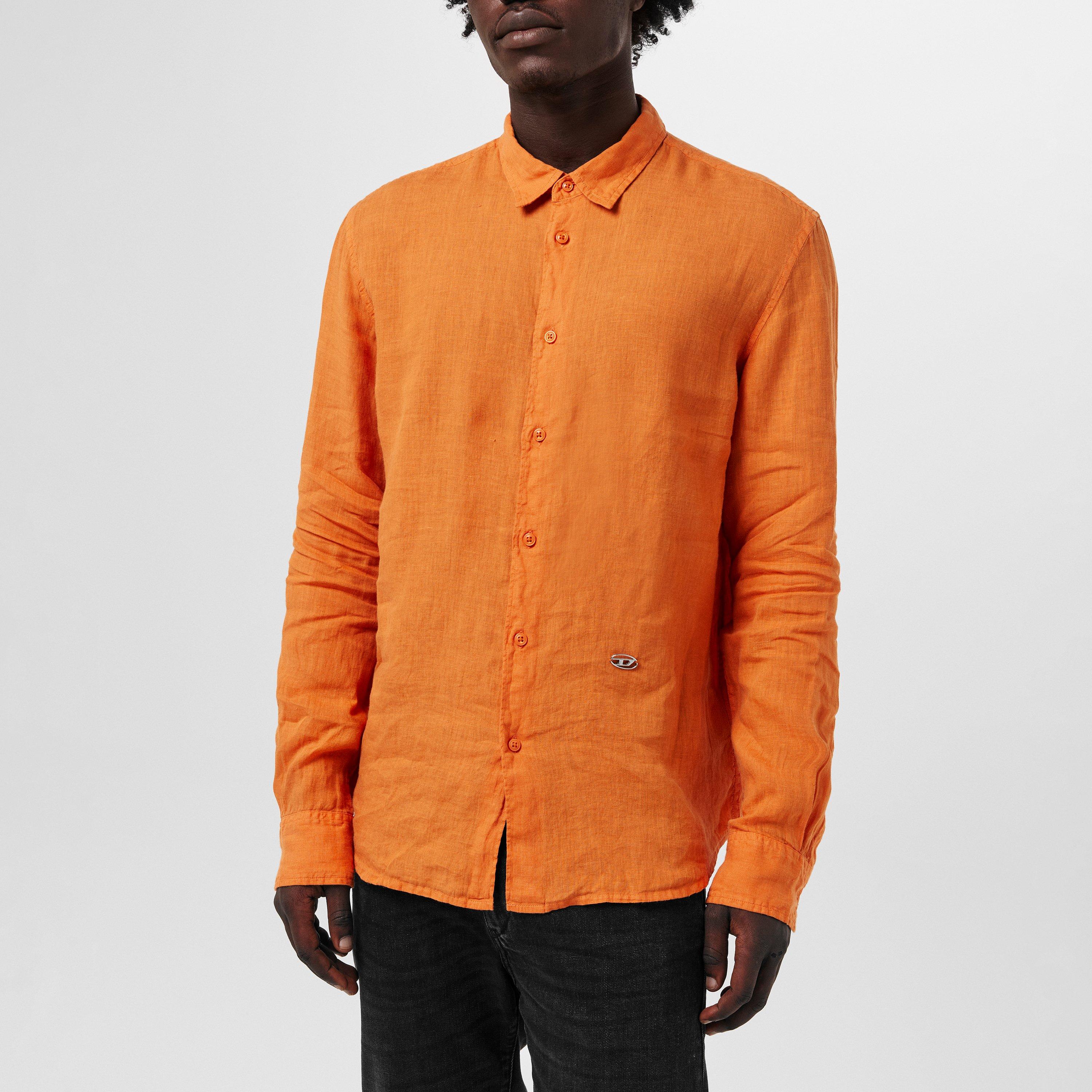 Apricot Orange - Diesel - Men's Regular Fit T-Shirt - 3