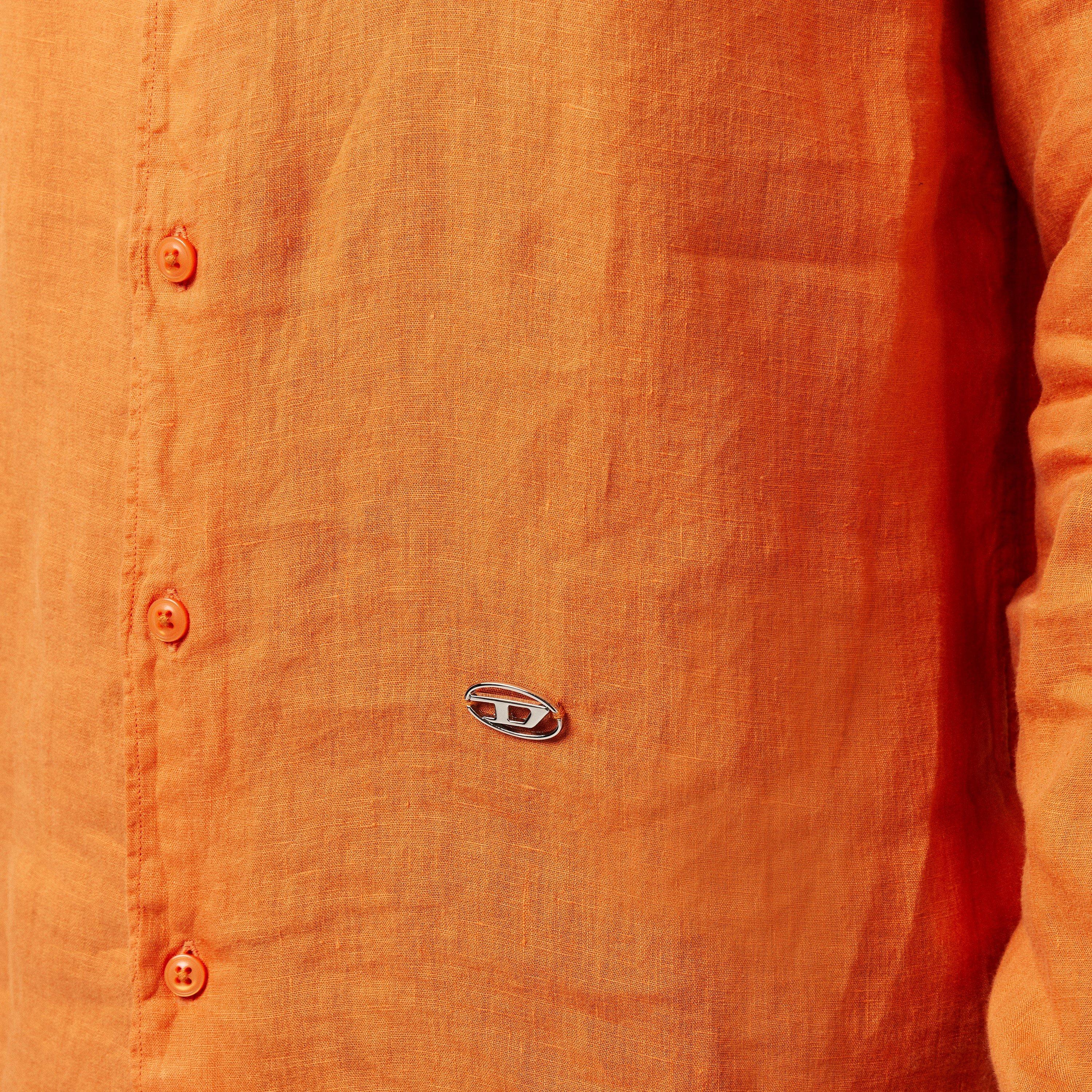 Apricot Orange - Diesel - Men's Regular Fit T-Shirt - 5