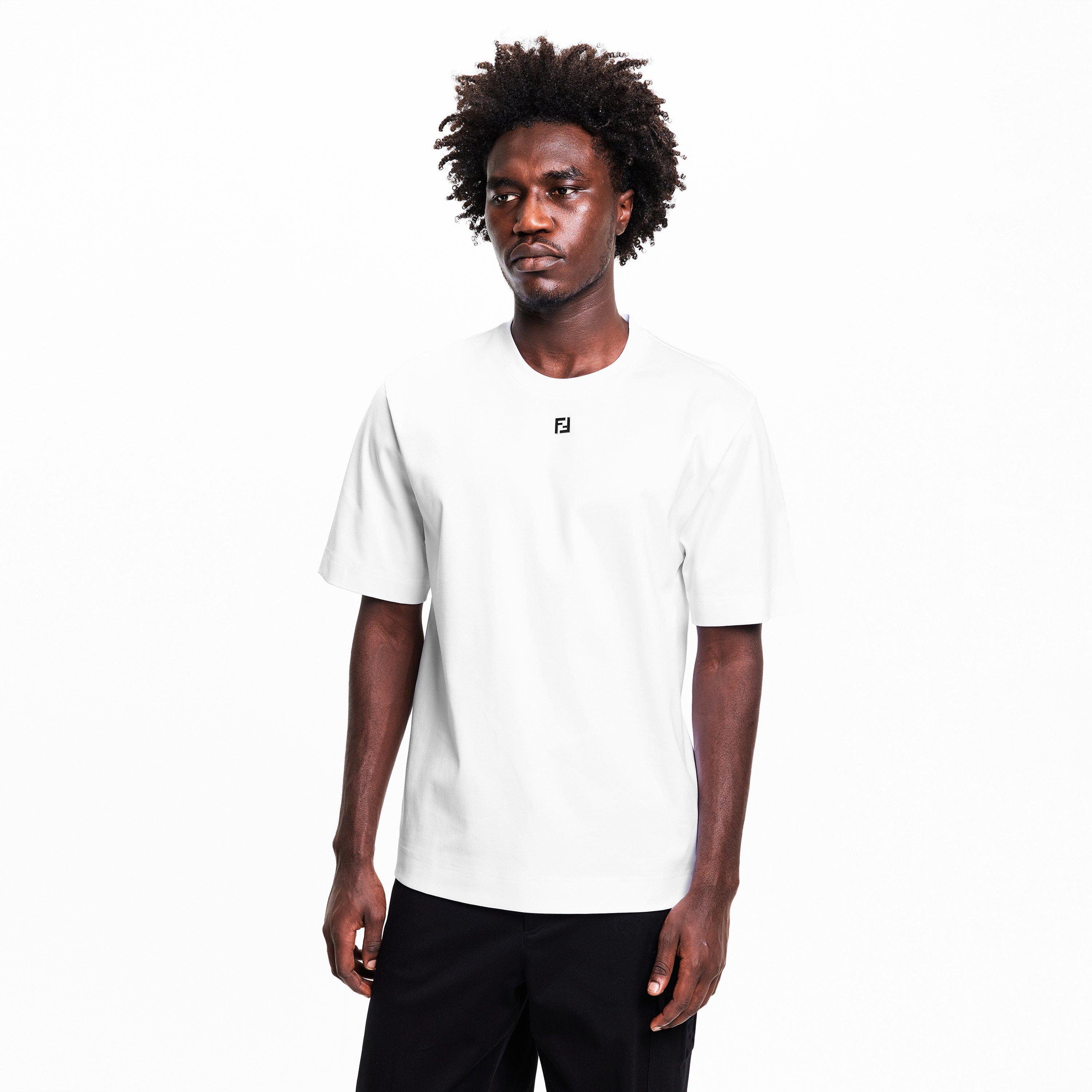 White - Fendi - Men's FF Metal T T-Shirt - 3