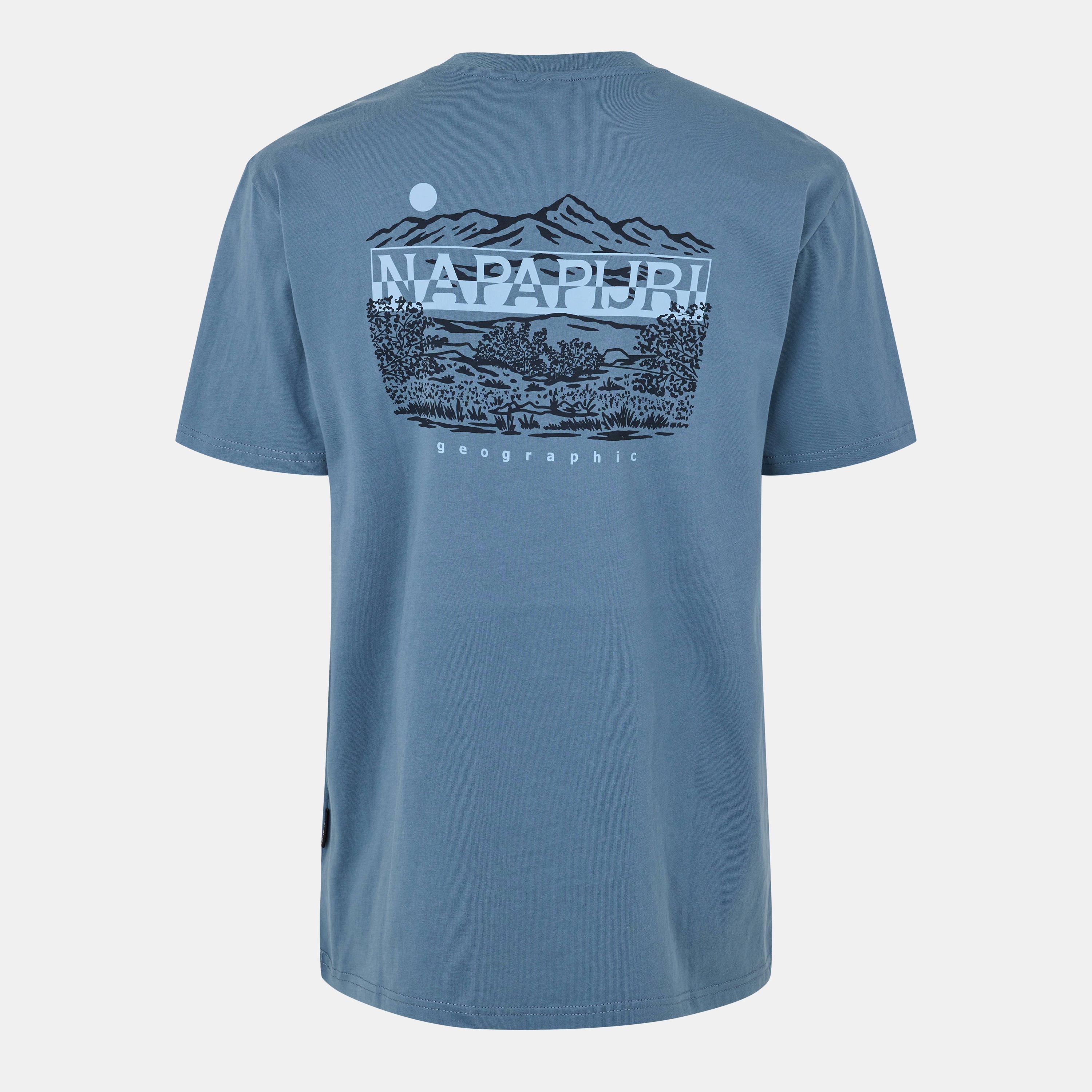 Napapijri Men's Graphic T-Shirt - Grey G1y - L