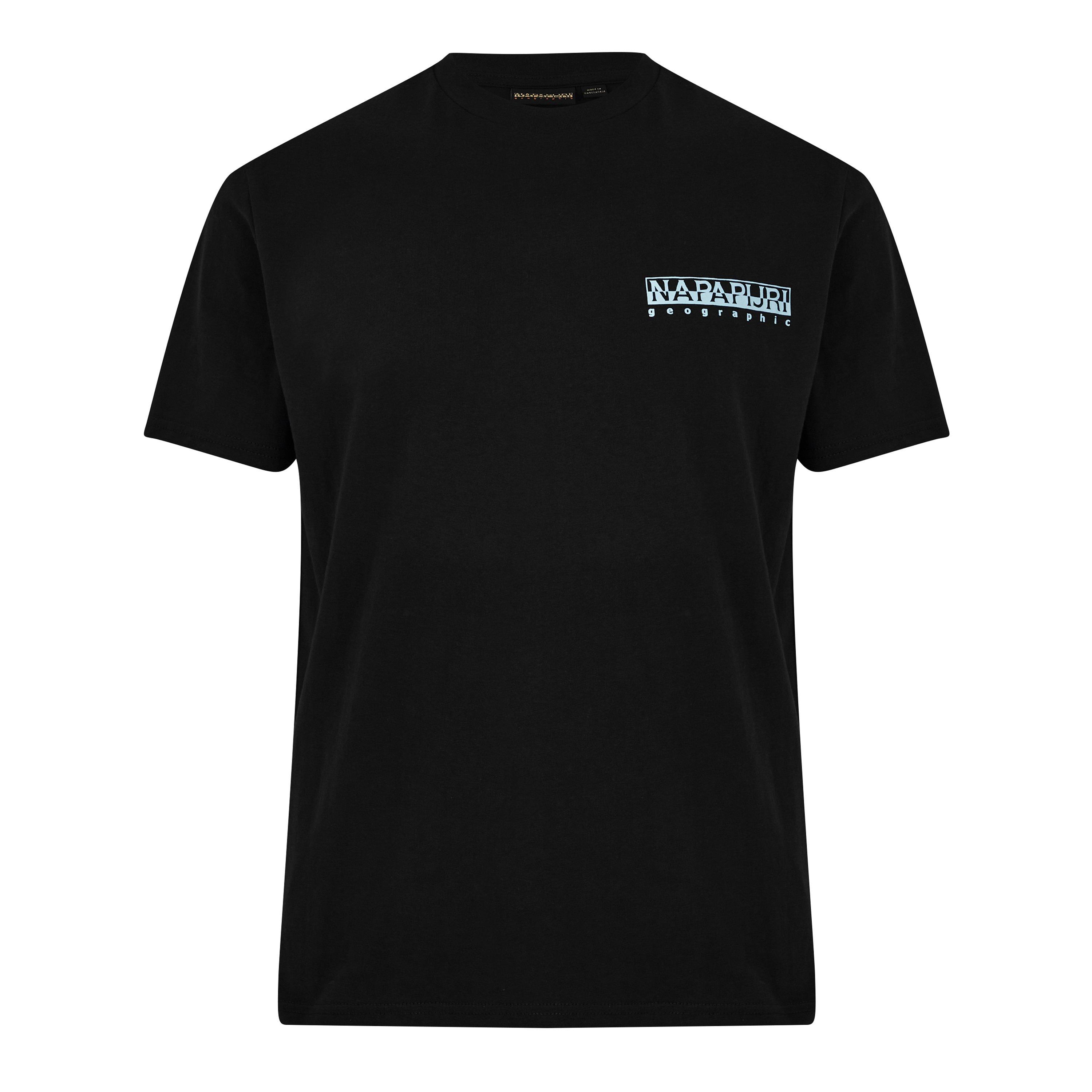 Black 041 - Napapijri - Graphic T-shirt Mens - 7