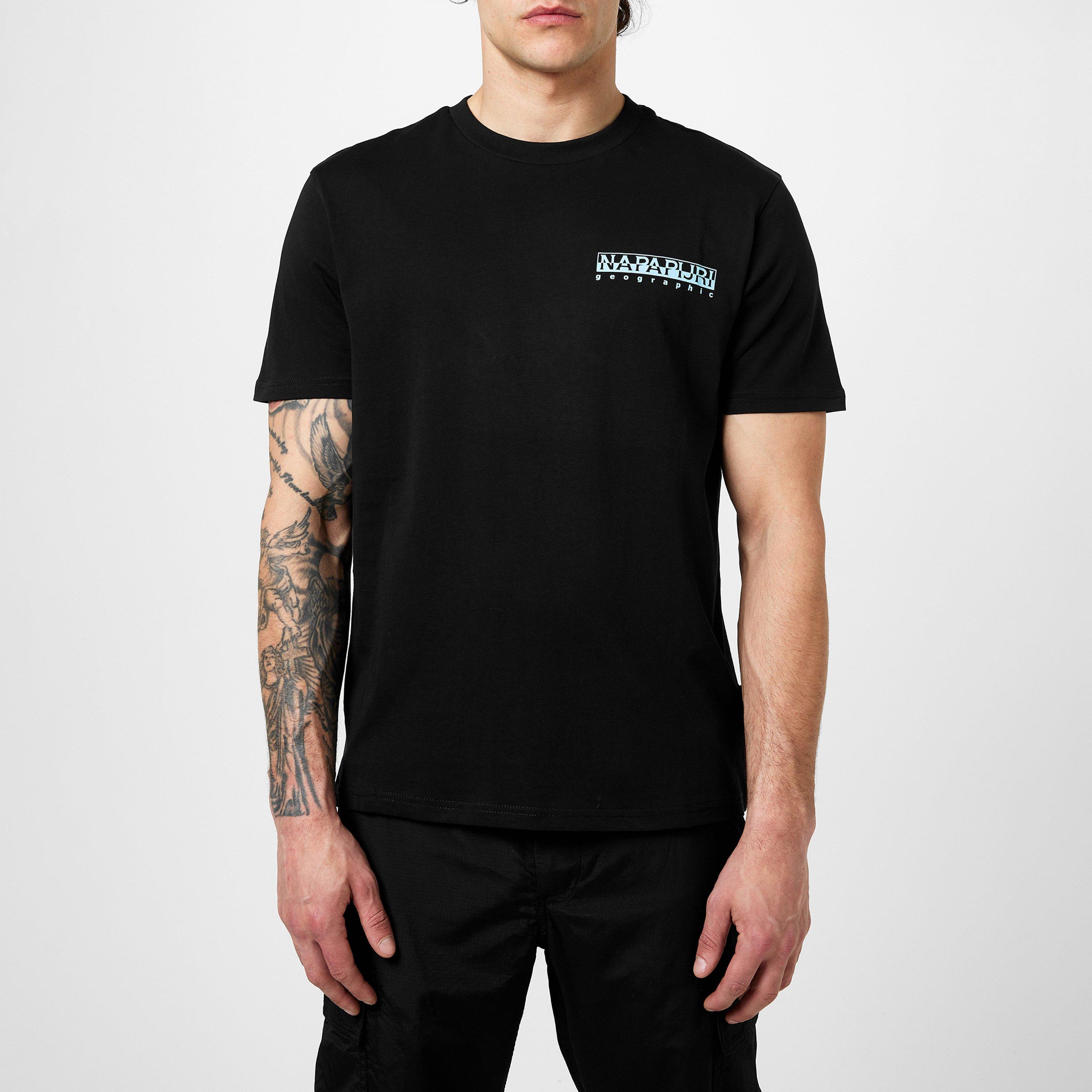 Black 041 - Napapijri - Graphic T-shirt Mens - 3