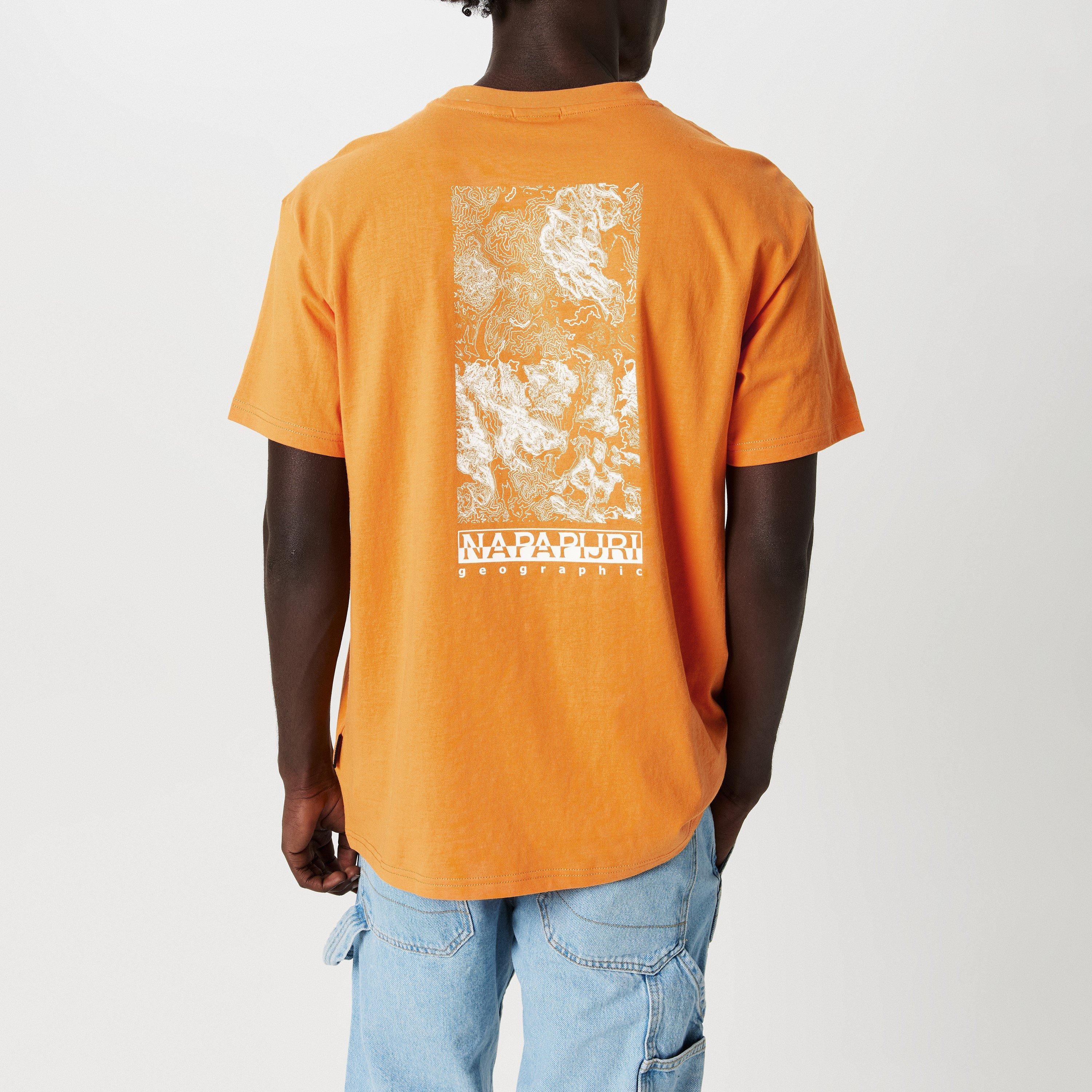 Gold A70 - Napapijri - Graphic T-shirt Mens - 4