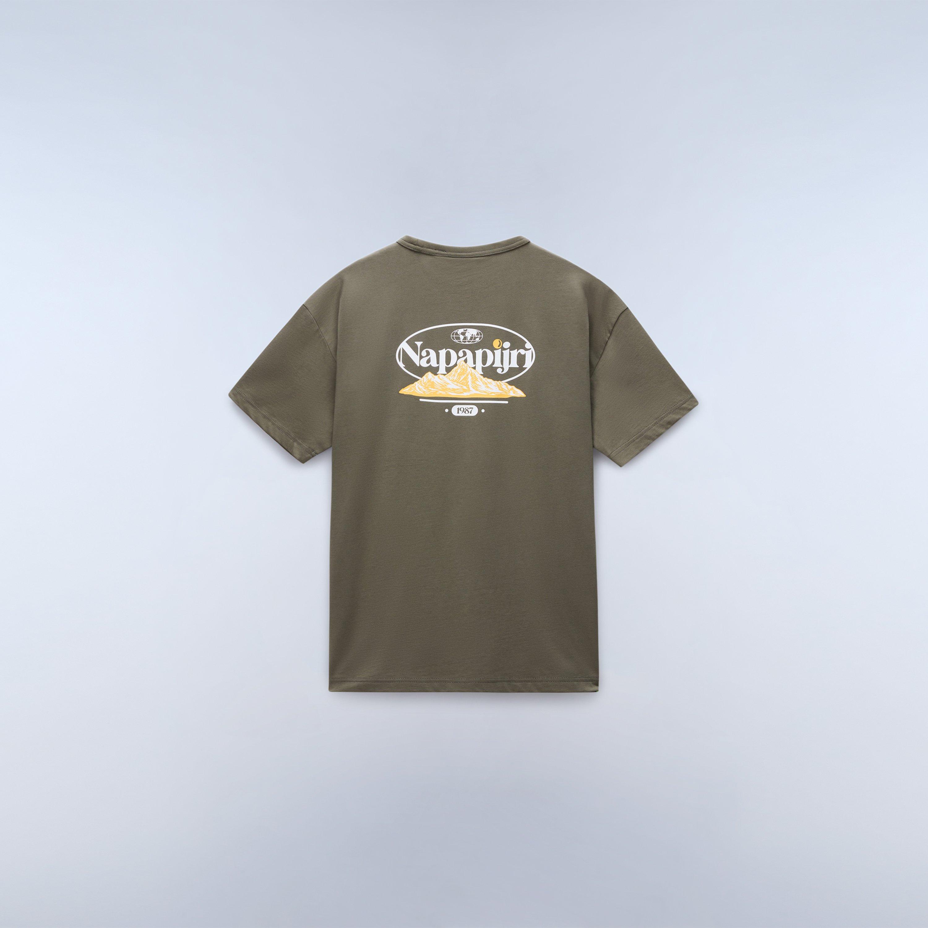 Napapijri Men's Graphic T-Shirt - Green G0a - M