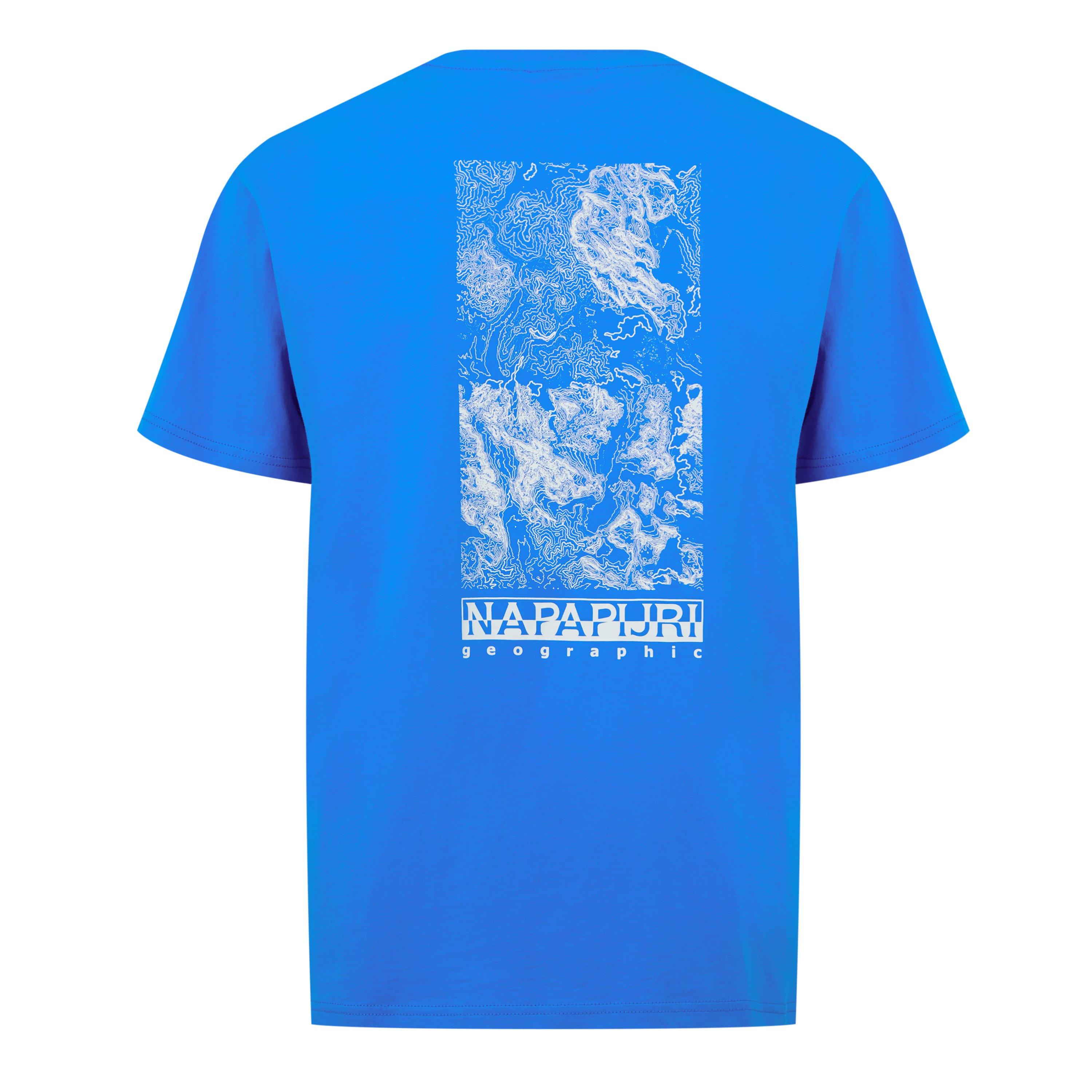 Blue B2W - Napapijri - Graphic T-shirt Mens - 1