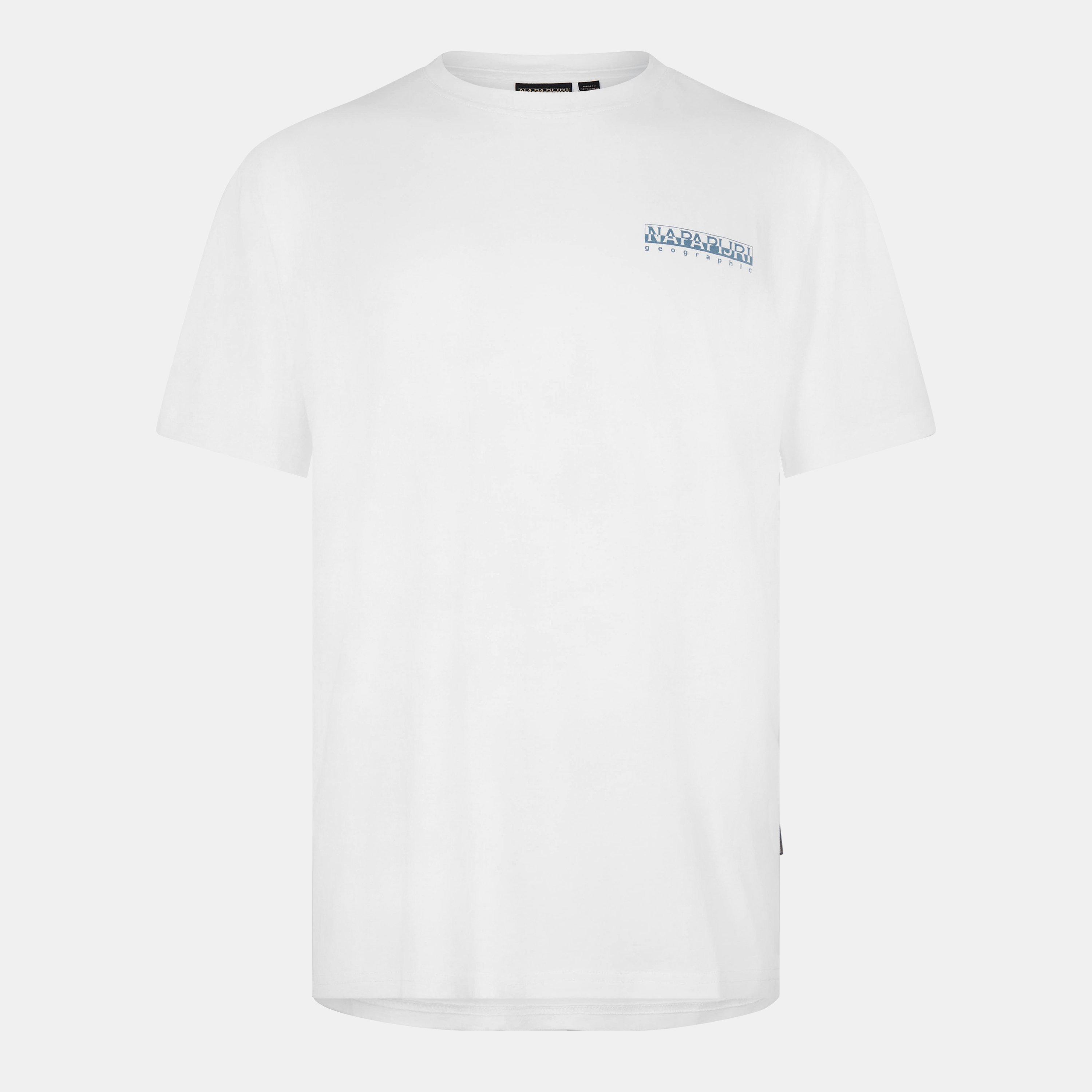 White 002 - Napapijri - Graphic T-shirt Mens - 2