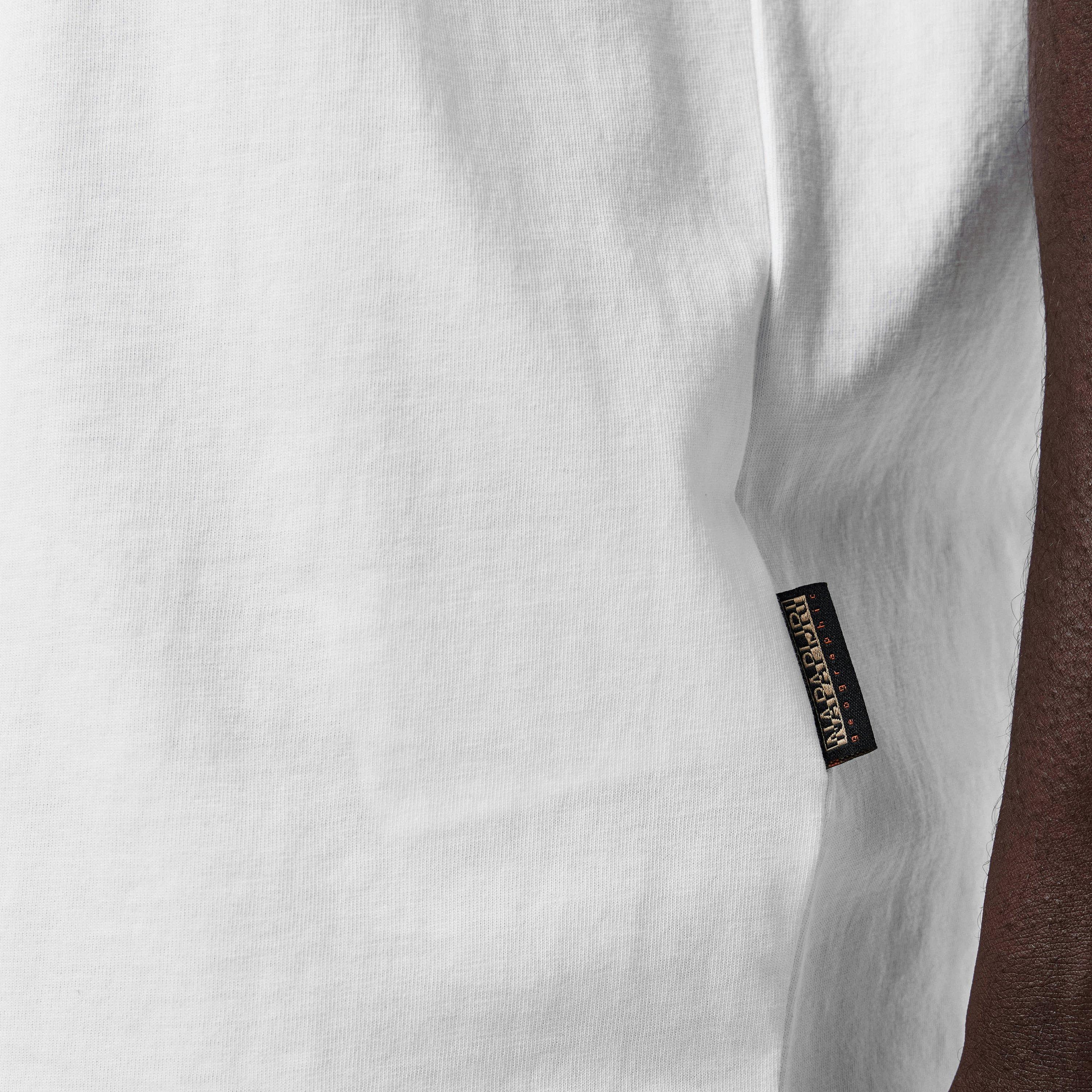 White 002 - Napapijri - Graphic T-shirt Mens - 5